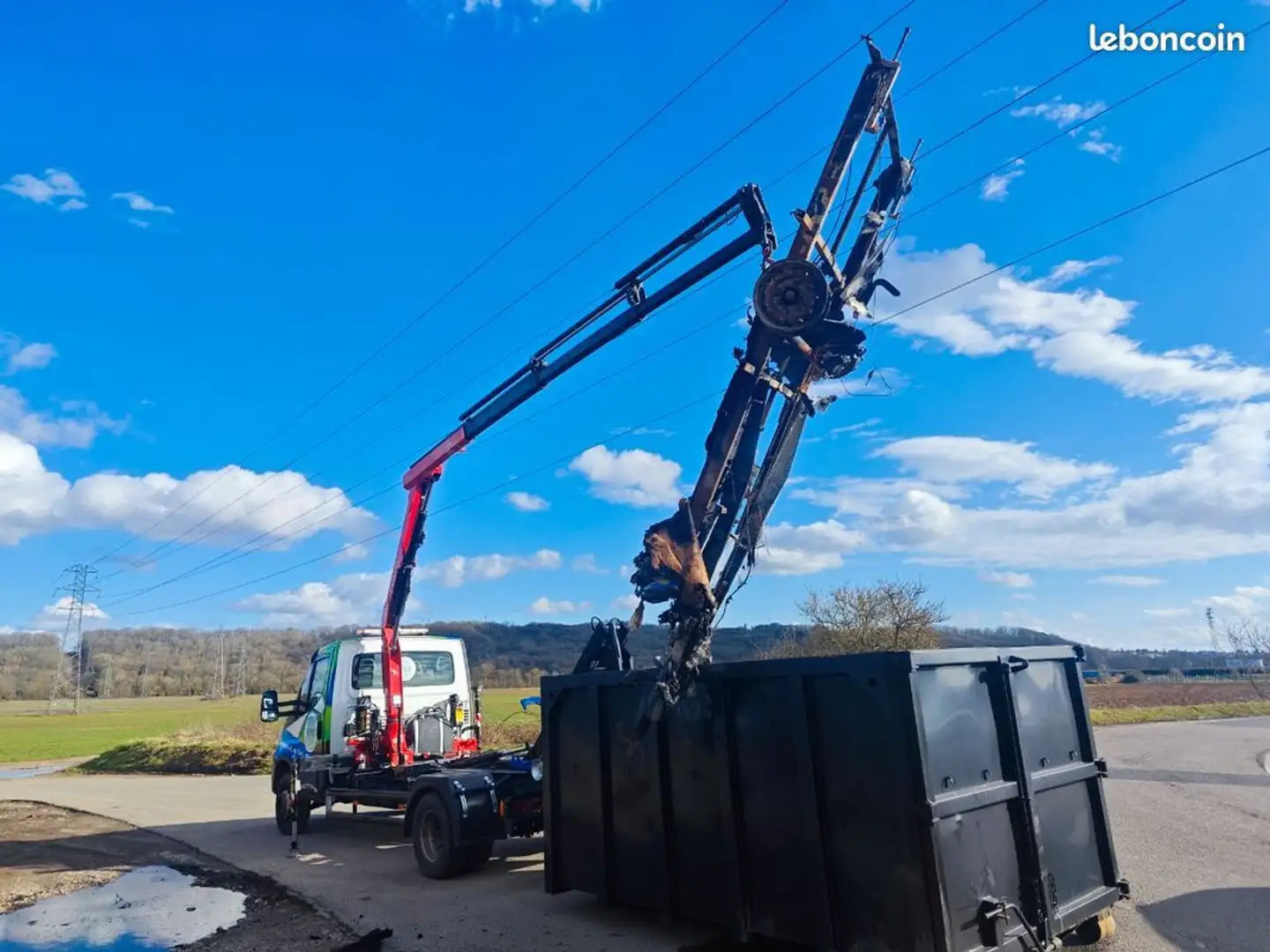 Iveco Daily Chassis-Cabine 70c15 ampirol grue - 2