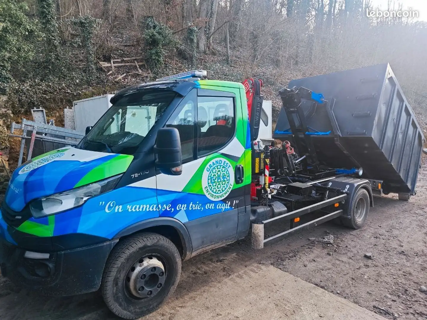Iveco Daily Chassis-Cabine 70c15 ampirol grue - 1