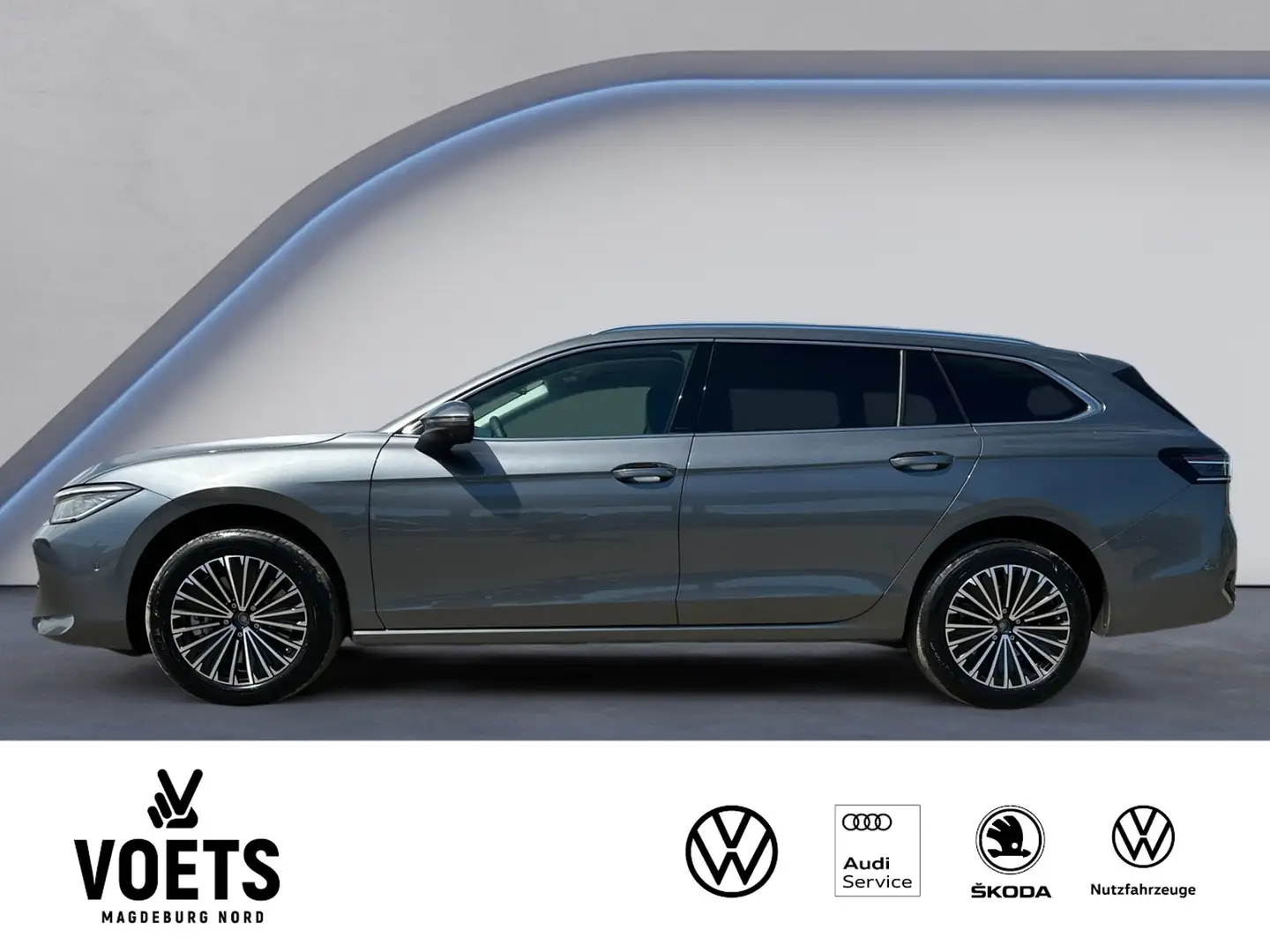 Volkswagen Passat 2.0TDI DSG 4Motion Elegance LED+NAVI+ACC Grau - 2