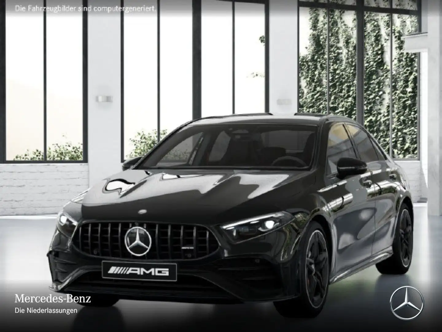 Mercedes-Benz A 35 AMG A 35 Lim 4M AMG+PANO+360°+MULTIBEAM+PERFSITZE+HUD Schwarz - 2