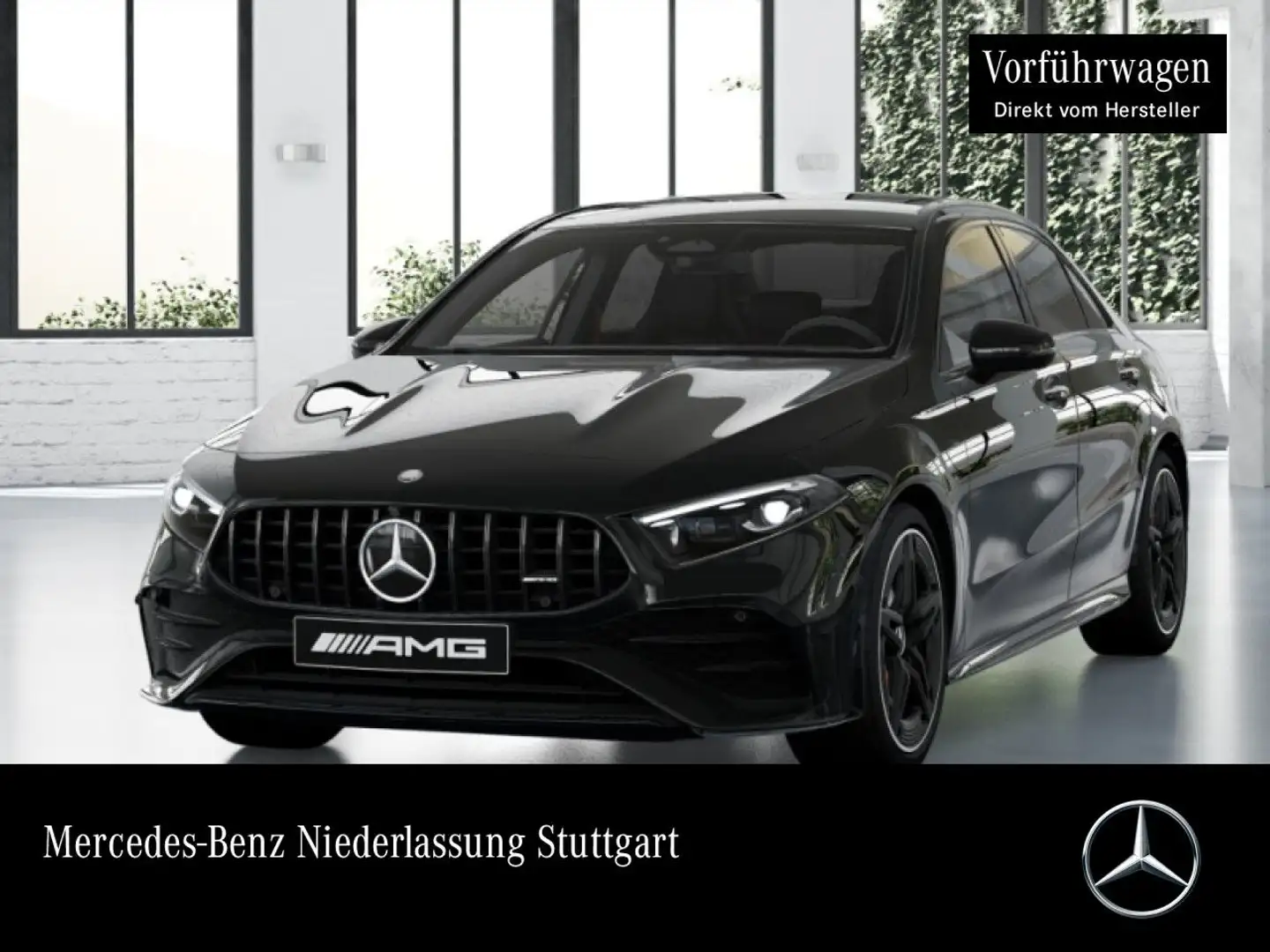 Mercedes-Benz A 35 AMG A 35 Lim 4M AMG+PANO+360°+MULTIBEAM+PERFSITZE+HUD Noir - 1