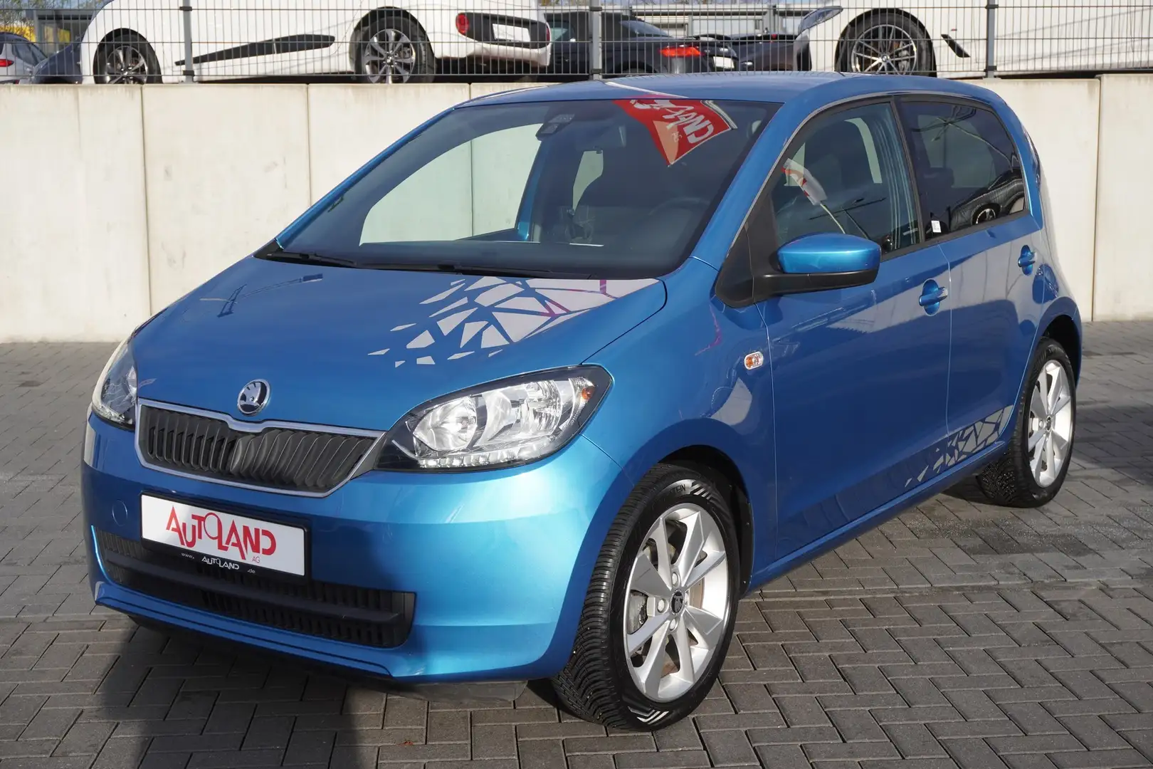 Skoda Citigo 1.0 Clever Automatik Klima Pano PDC SHZ  TE Blau - 2