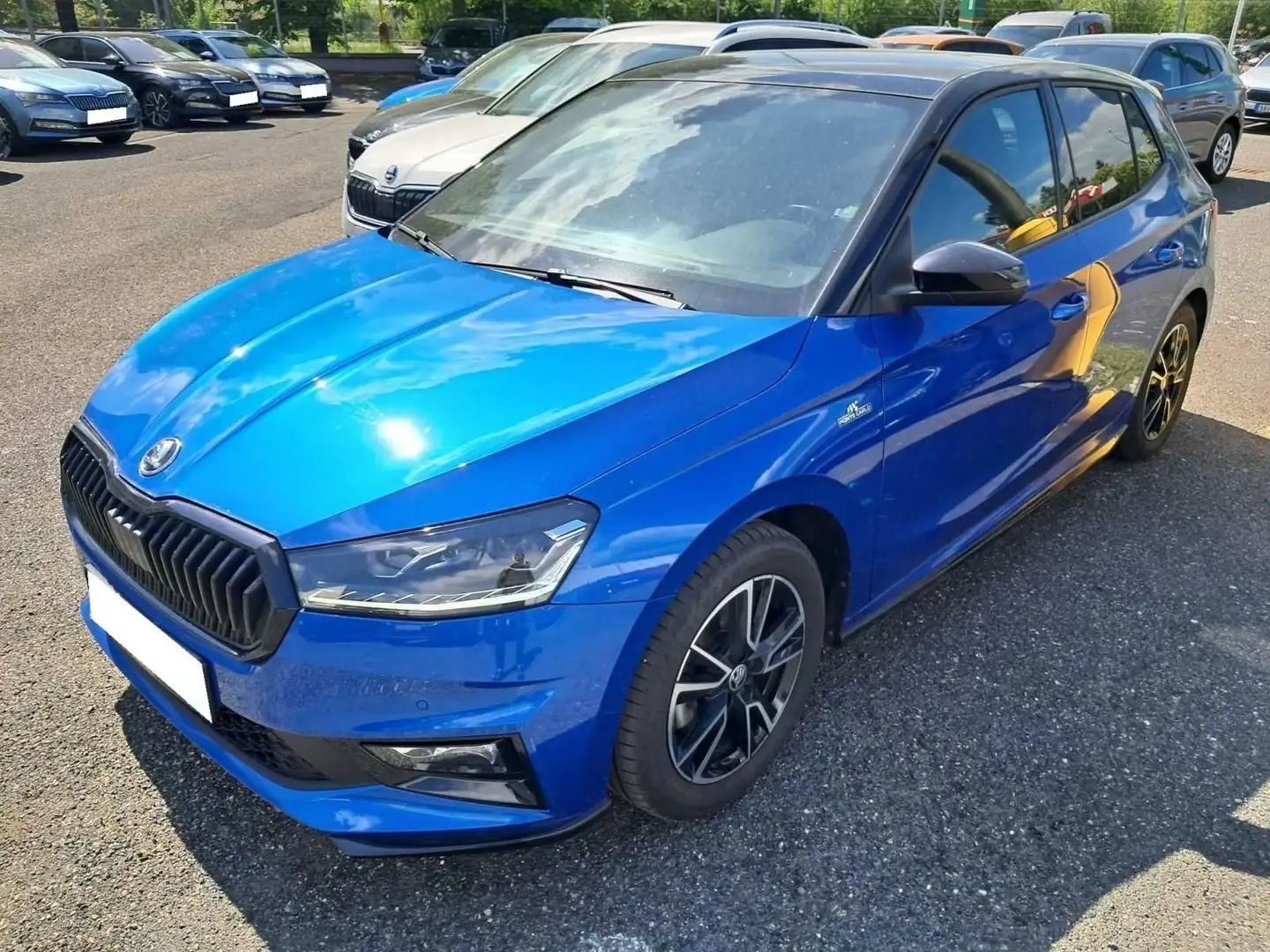 Skoda Fabia 1.0TSI Monte Carlo Pano+ACC+dig.Display Bleu - 1