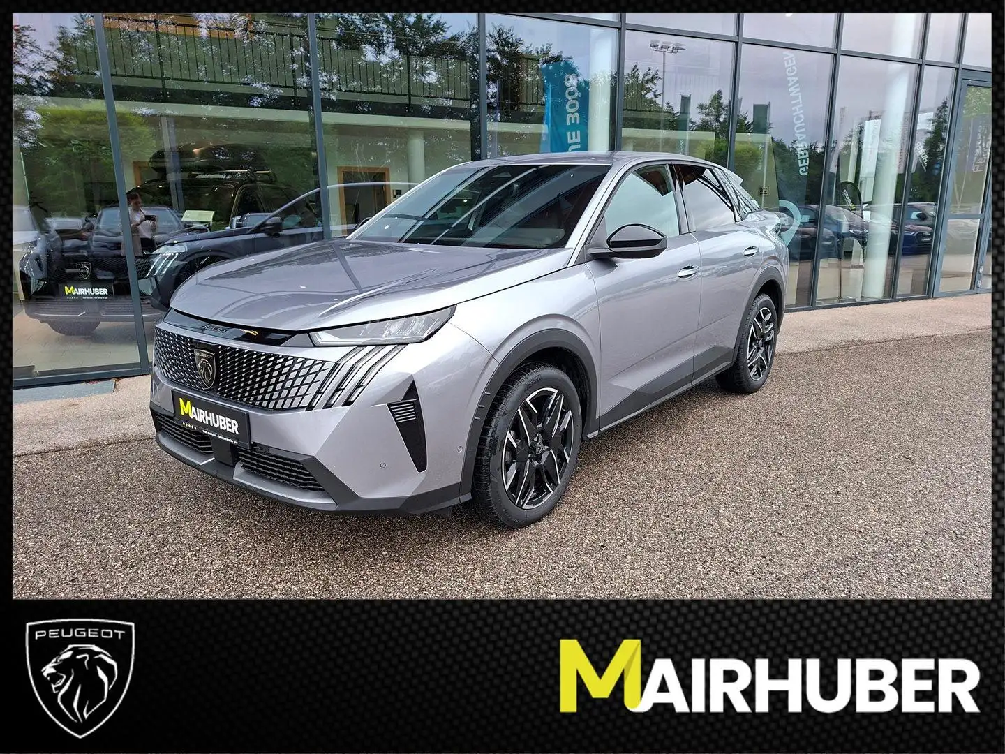 Peugeot 3008 Hybrid 145 E-DCS6 Allure Silber - 1