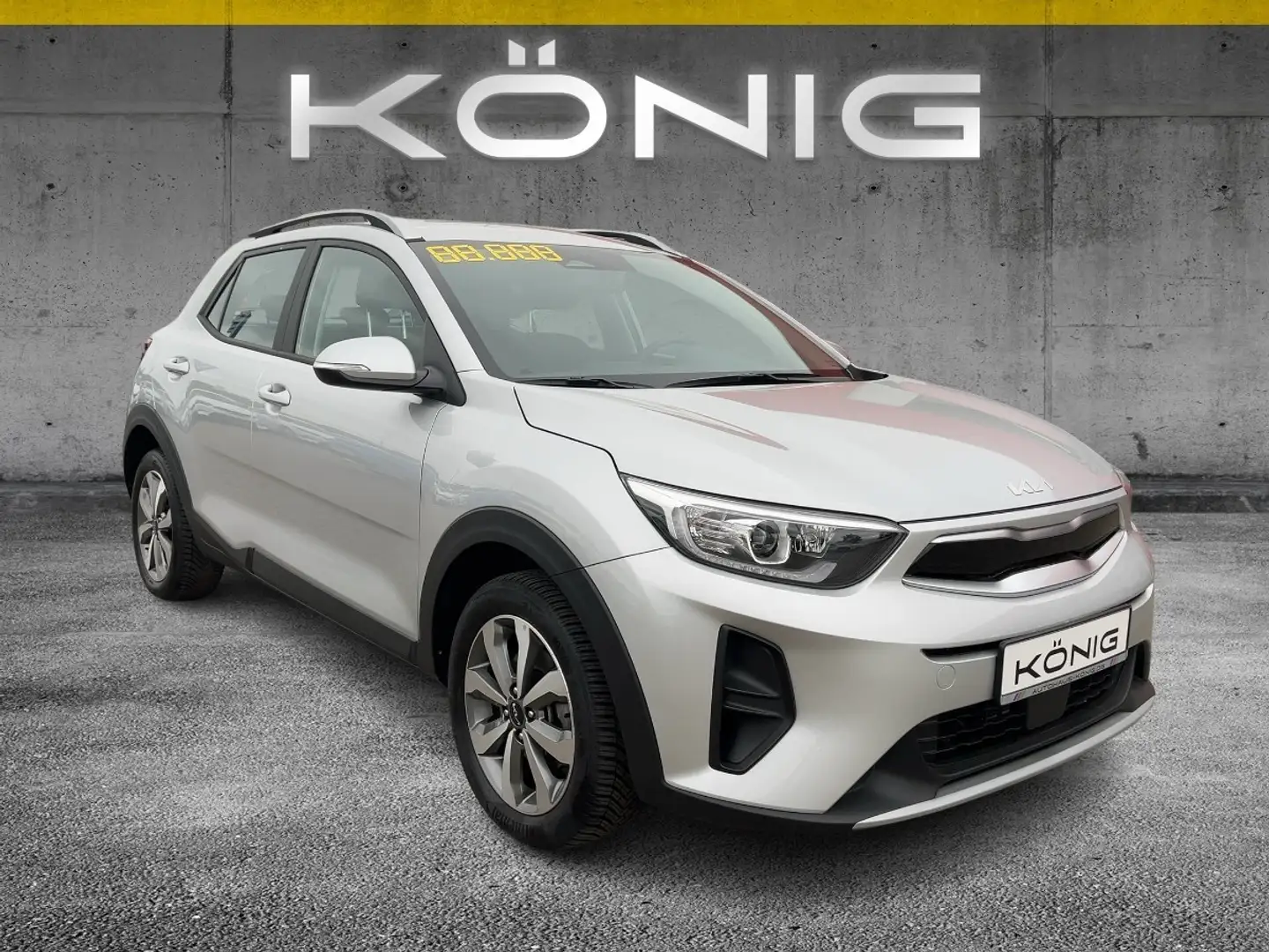 Kia Stonic 1.0T 100 VISION Automatik Navigation Silber - 2