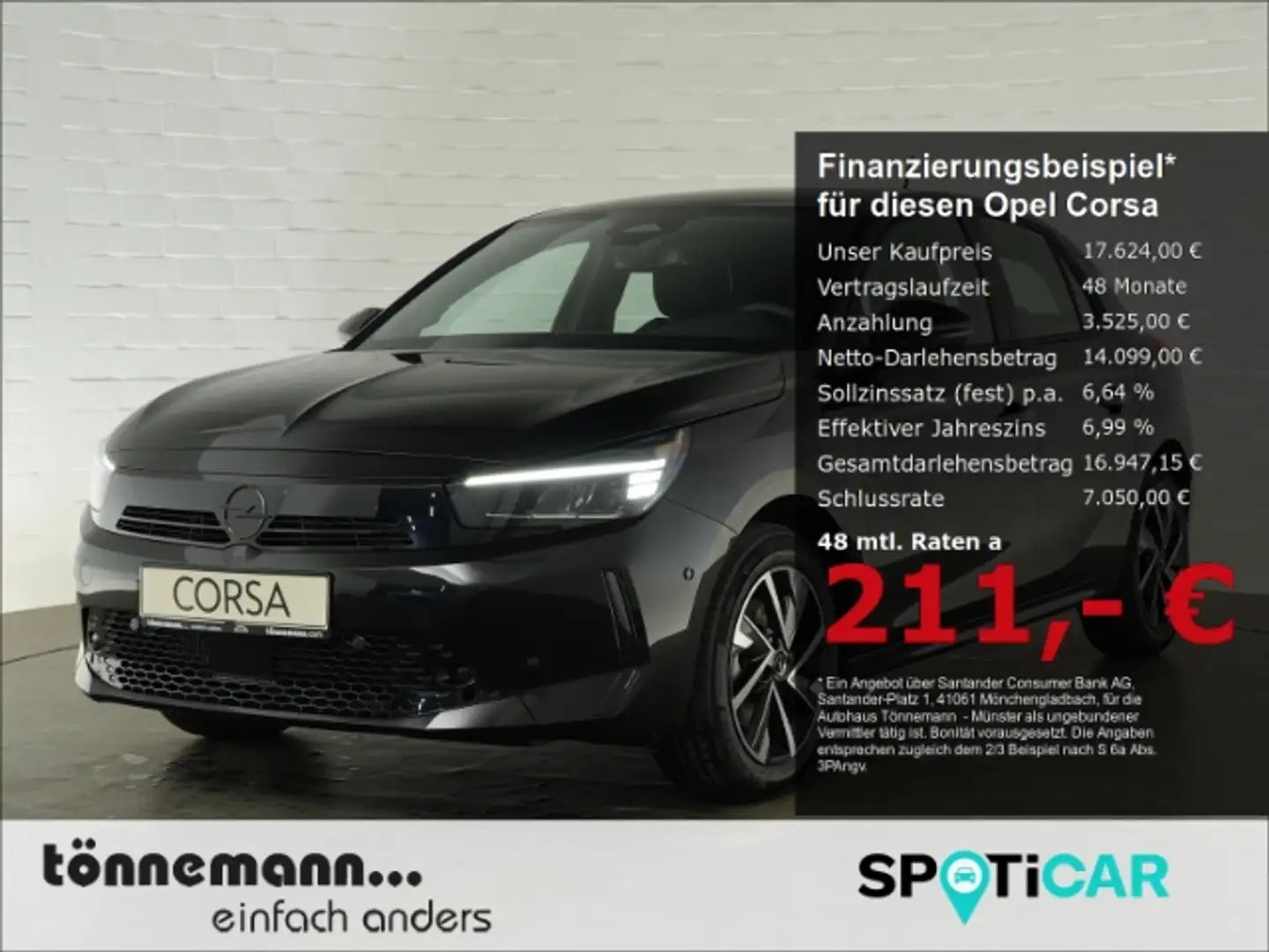 Opel Corsa F FACELIFT GS+RÜCKFAHRKAMERA+LED-SCHEINWERFER+SITZ Schwarz - 1