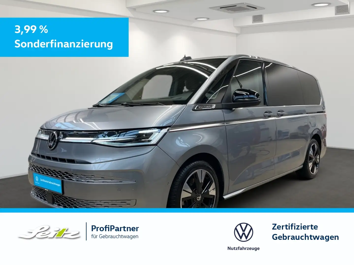 Volkswagen T7 Multivan 1.4 TSI eHybrid LÜ Style *HEAD-UP*HARMAN*MATRIX* Silber - 1