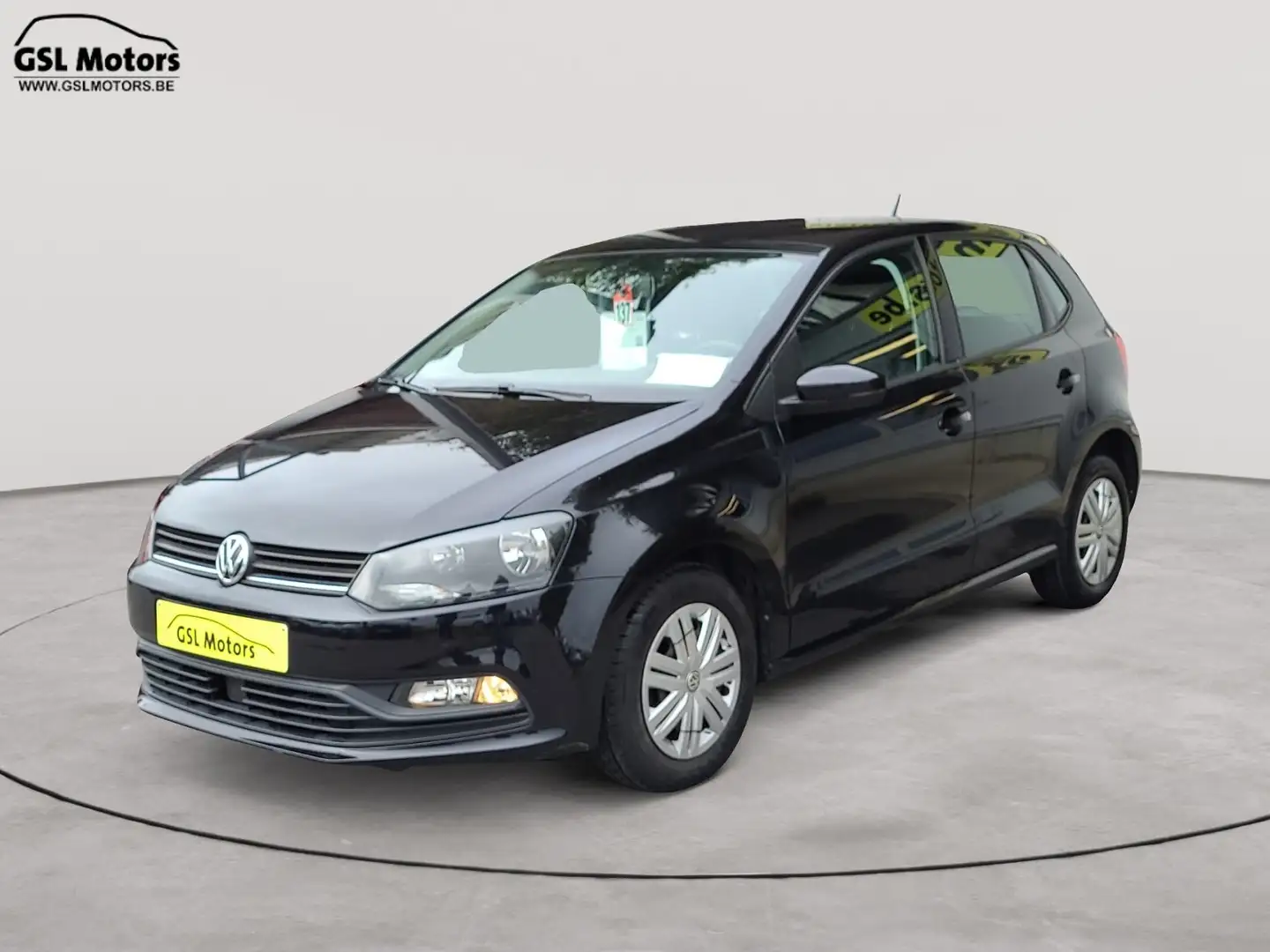 Volkswagen Polo 1000CC essence-noire métal-134130km-03/2015 Noir - 1