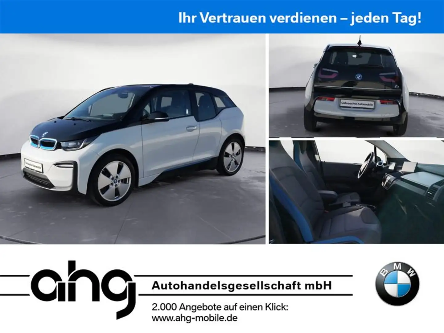 BMW i3 (120 Ah), Navi Prof. Klimaautomatik Sitzheizu Blanc - 1