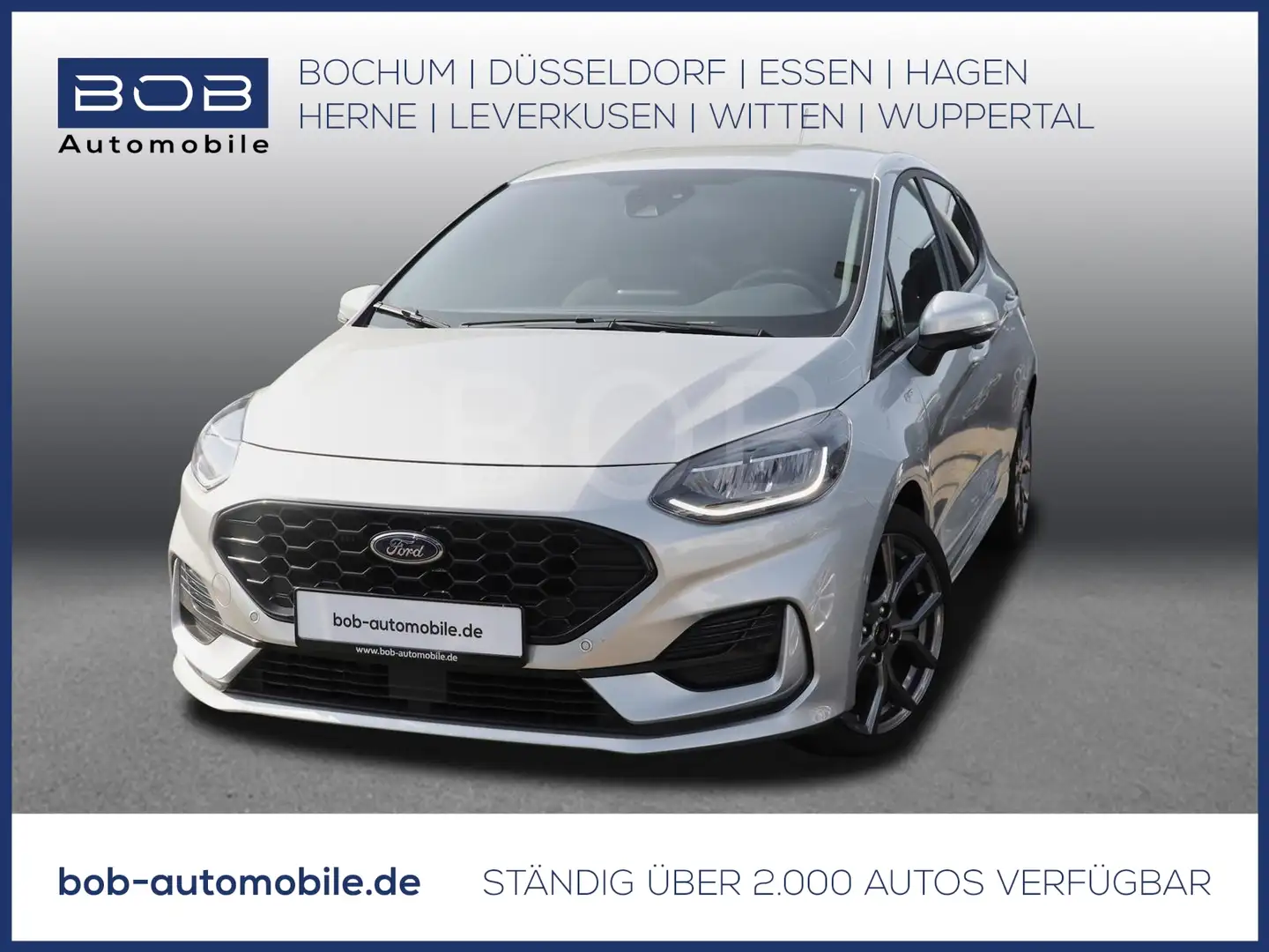 Ford Fiesta 1.0 ST-Line SHZ LED KLIMA PDC LM GJR BT Silber - 1
