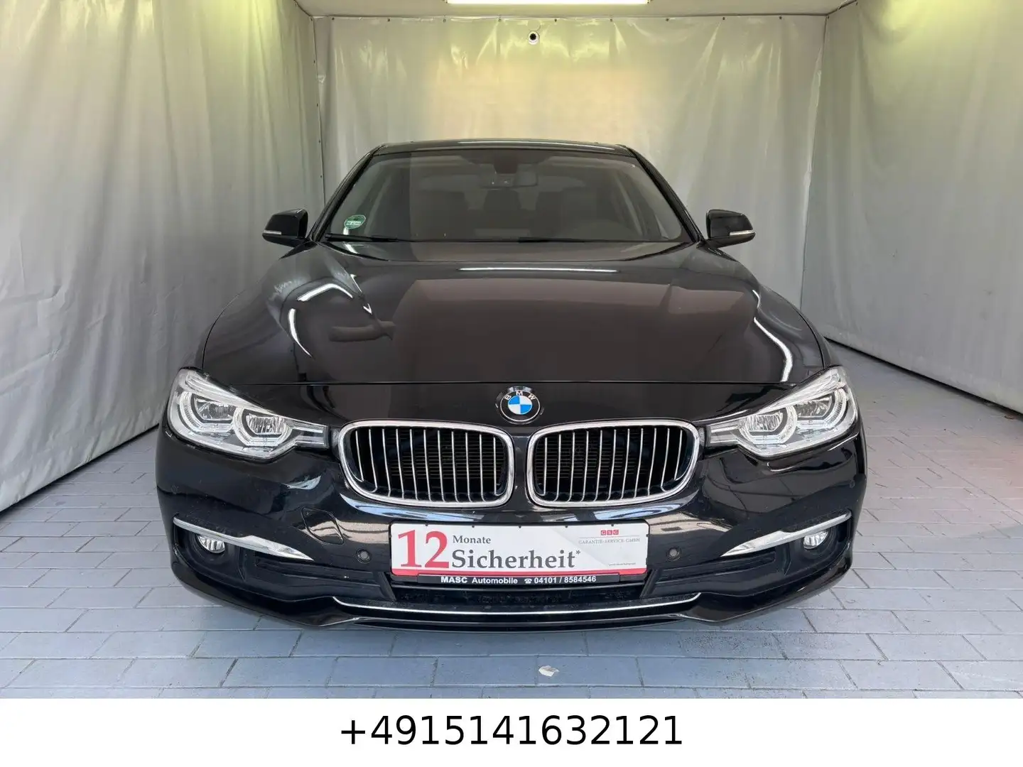 BMW 320 d Limo Luxury Line Aut.+Leder+SD+Navi+SHZ+LED Schwarz - 2