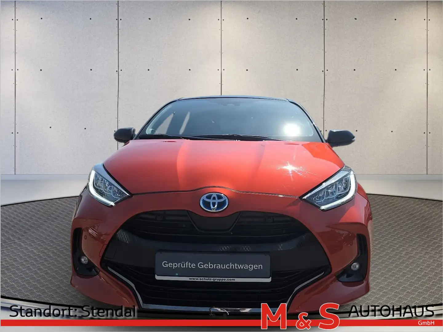 Toyota Yaris 1.5 Hybrid Style NAVI HUD PANORAMADACH Orange - 2