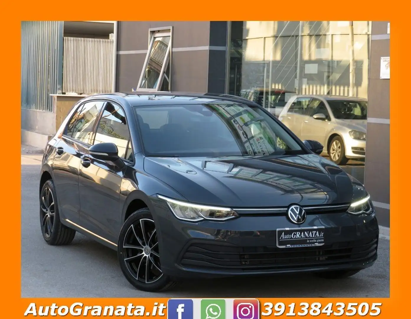 Volkswagen Golf 2.0 TDI 115CV LIFE DSG Cerchi'17 Grigio - 2