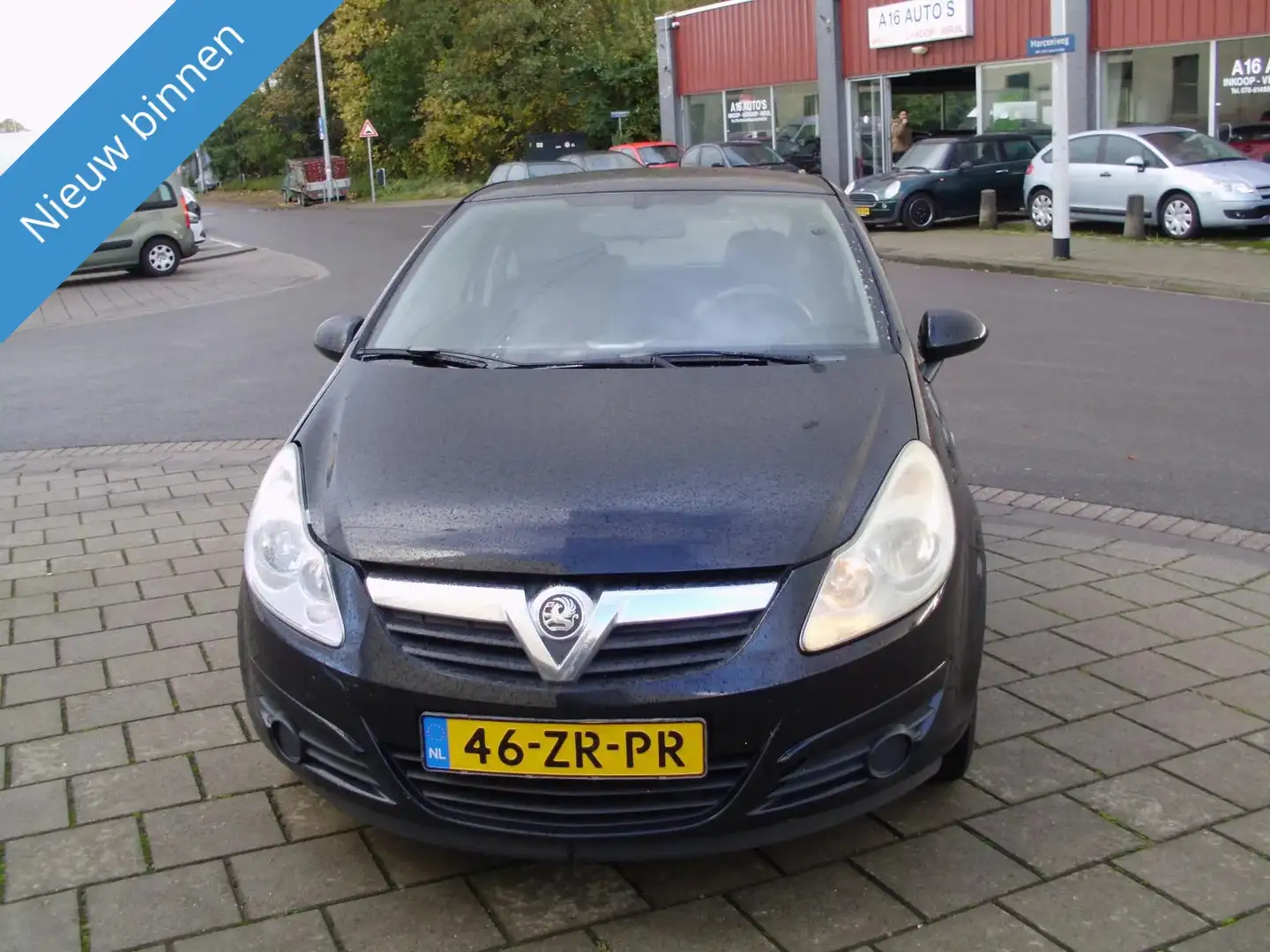 Opel Corsa 1.2 MET AIRCO 2008 Zwart - 1