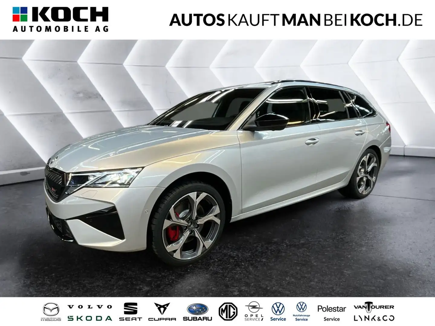 Skoda Octavia Combi 2.0TSI DSG RS PANO STDHZ AHZV CANTON Silber - 1