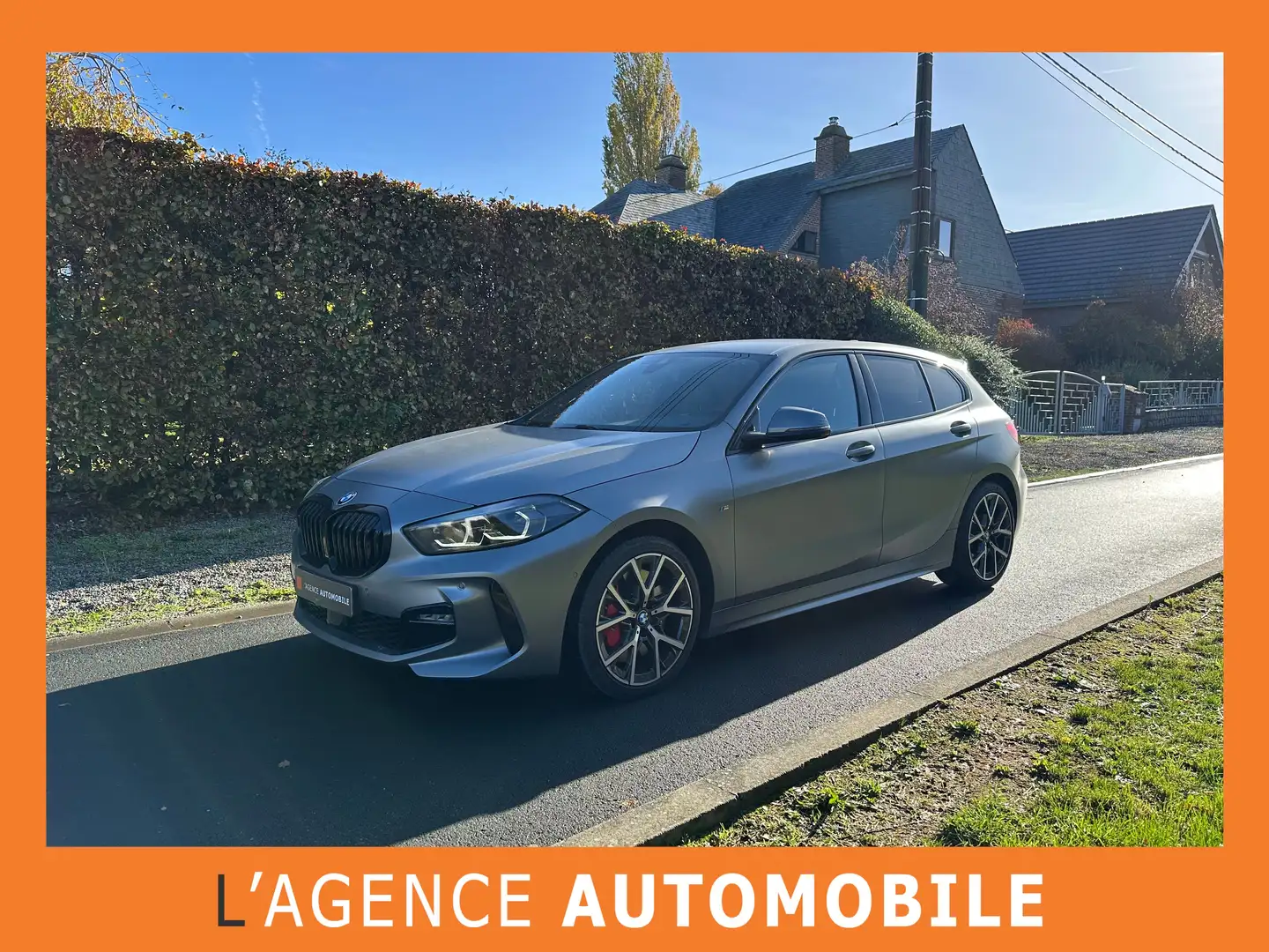 BMW 118 Frozen Pure Grey - Pack M Sport - GARANTIE 20 M Gris - 1