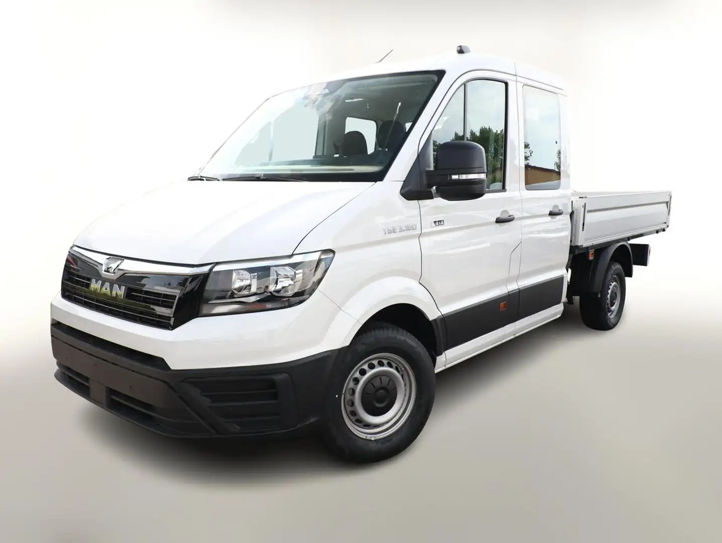 MAN TGE Pritsche DoKa 2.0 TDI 177 Aut.4M Temp SmartL 13... Weiß - 1