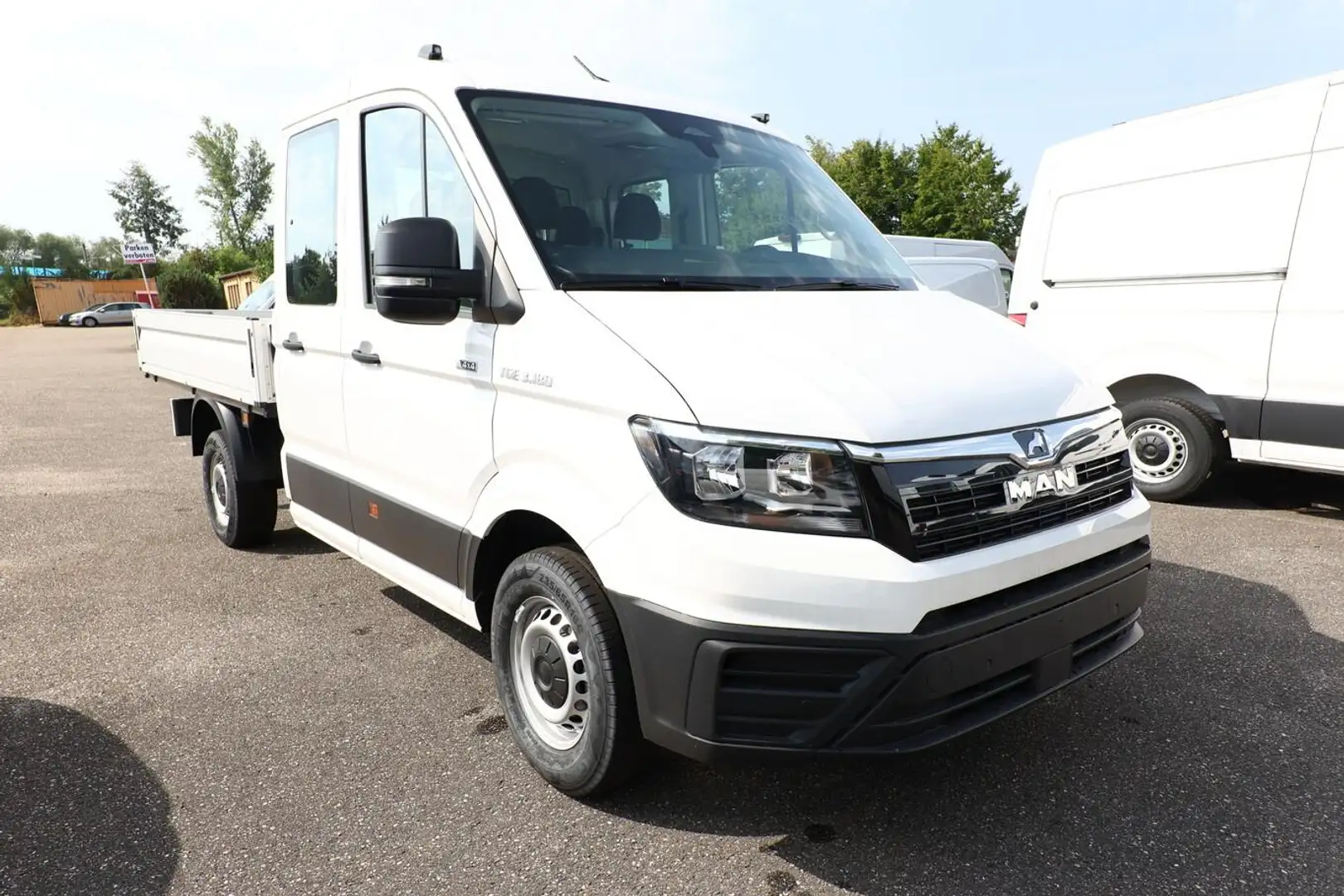 MAN TGE Pritsche DoKa 2.0 TDI 177 Aut.4M Temp SmartL 13... Weiß - 2
