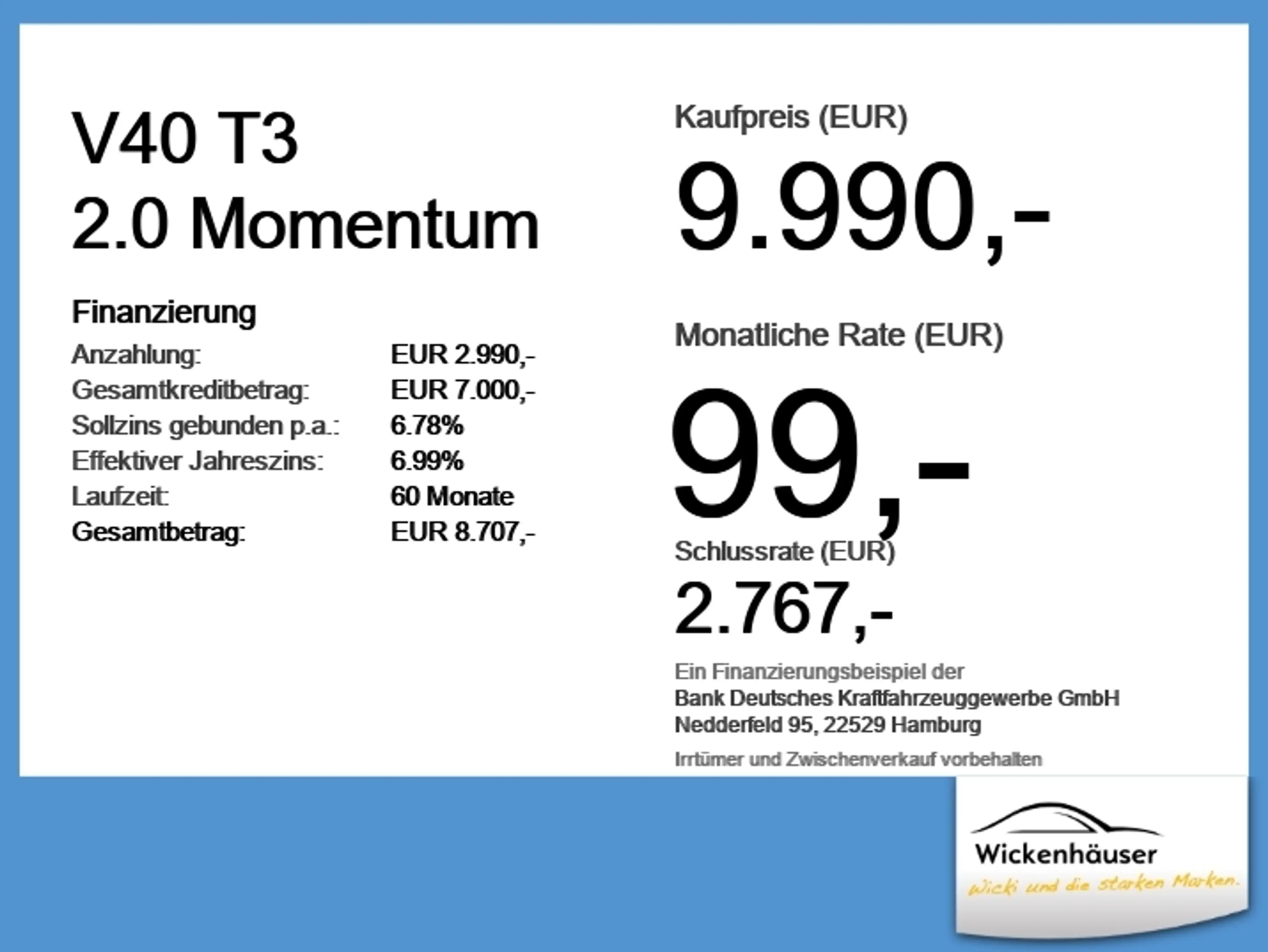 Volvo V40 T3 2.0 Momentum LED+Navi+Pano+Kamera+SHZ — photo 6