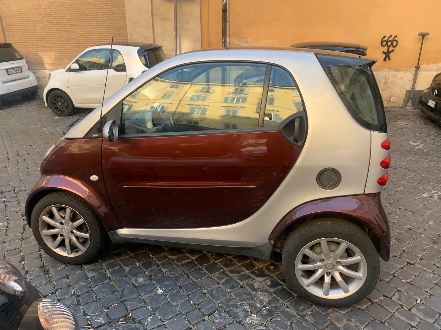 smart forTwo Fortwo 0.8 cdi Smart KM ORIGINALI Rosso - 2