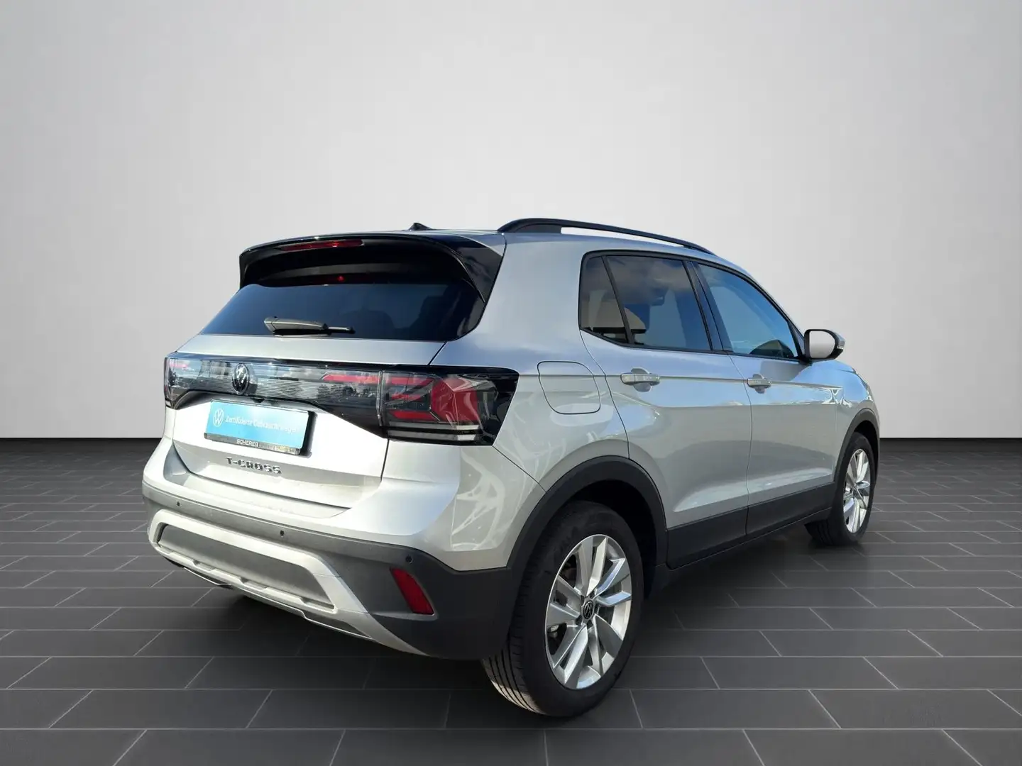 Volkswagen T-Cross Life 1.0 TSI DSG CARPLAY ACC RFK SHZ Silber - 2
