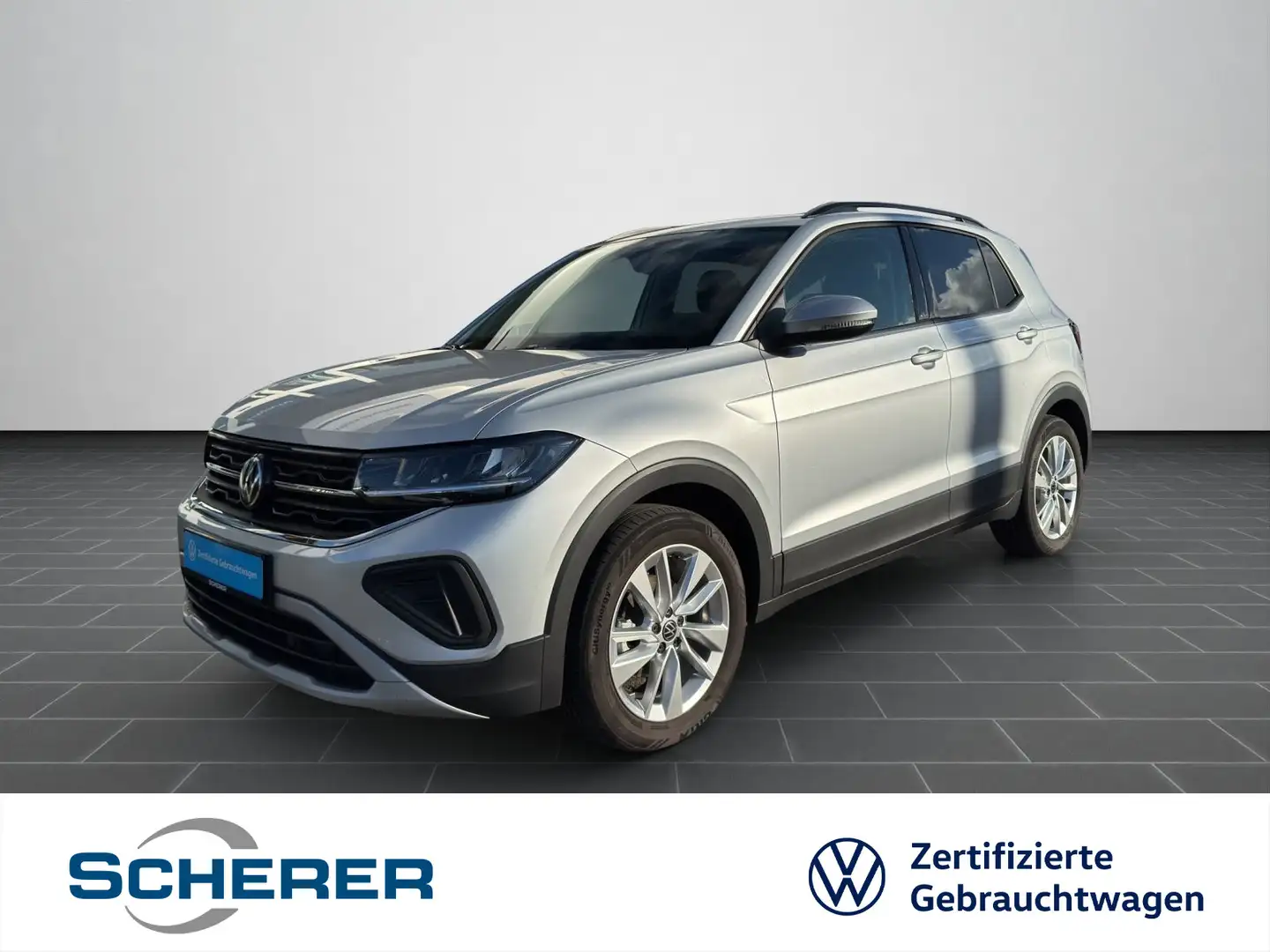 Volkswagen T-Cross Life 1.0 TSI DSG CARPLAY ACC RFK SHZ Silber - 1
