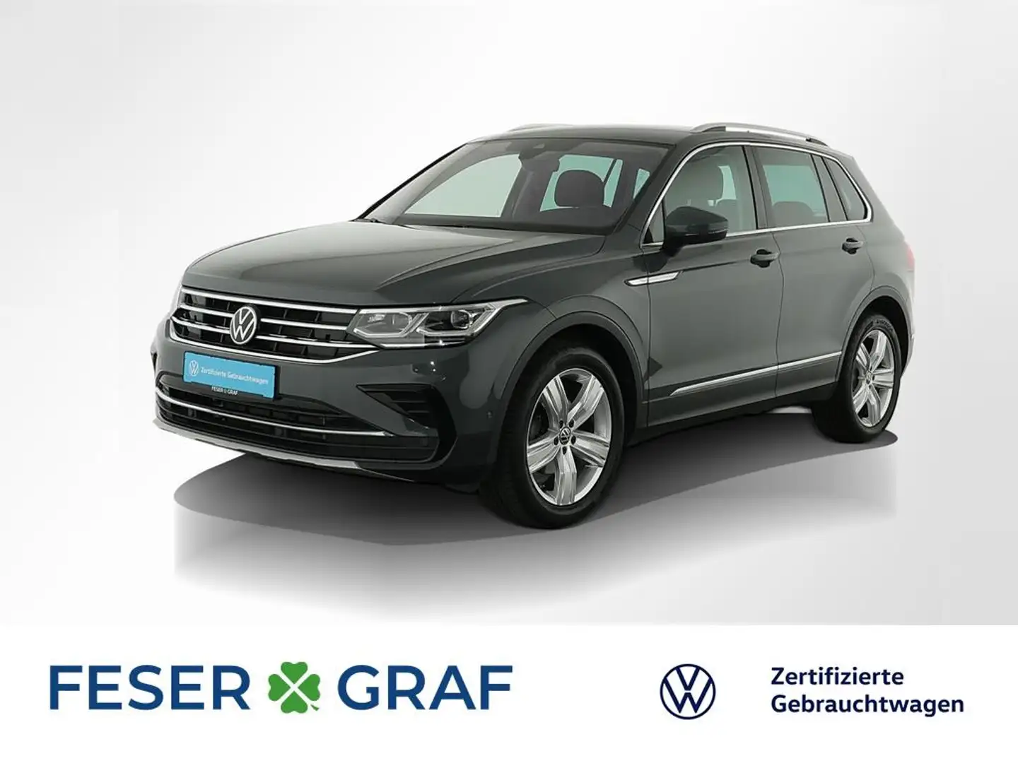 Volkswagen Tiguan Elegance 2.0 TDI DSG Navi AHK Kamera LED Grau - 1