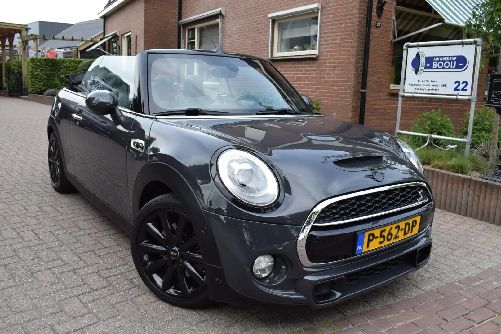 MINI Cooper S Cabrio Mini 2.0 Chili 192PK Serious Business AUTOM CRUISE Gris - 2