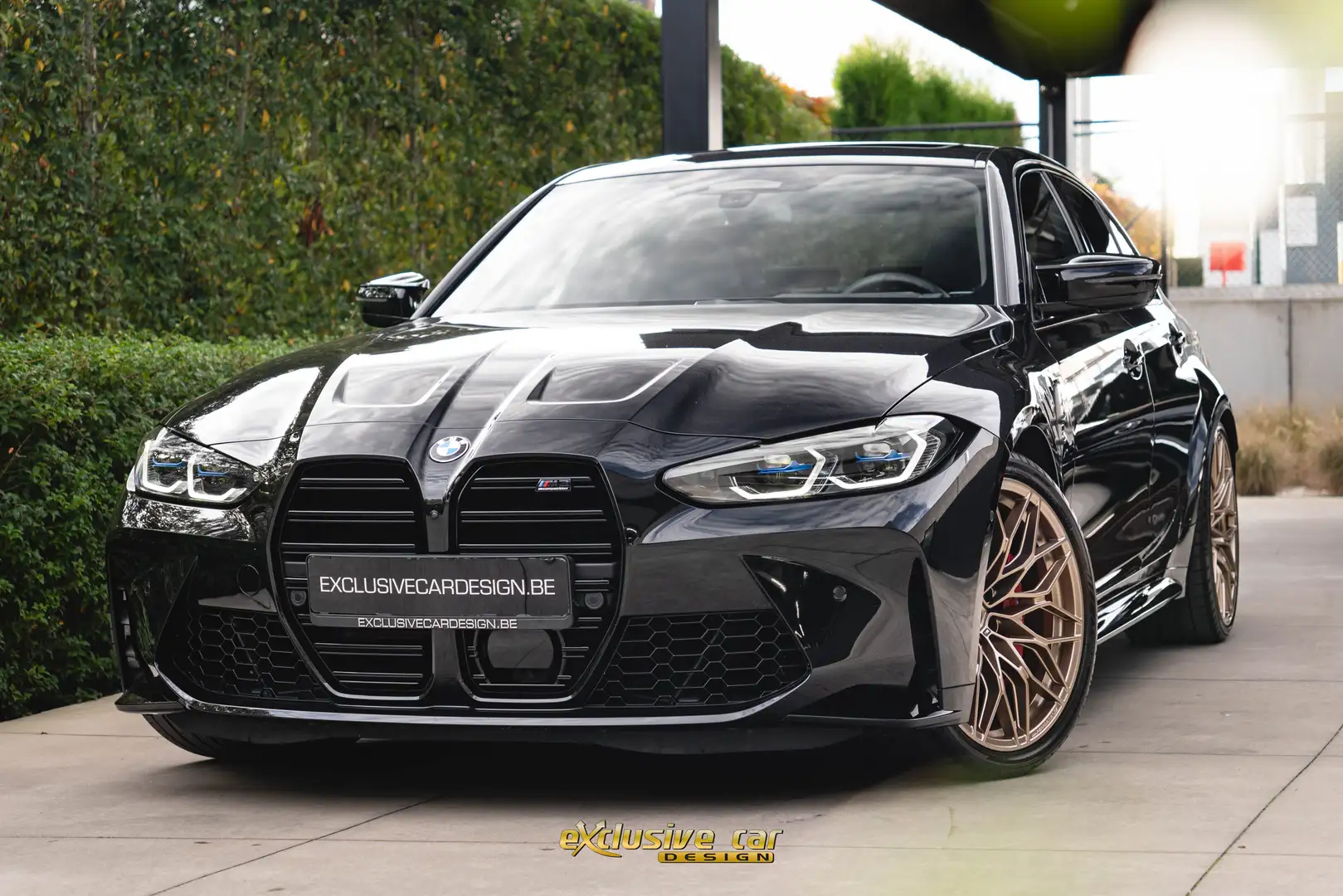BMW M3 Competition M xDrive /Laser/Opendak/HarmanK/360cam Zwart - 1