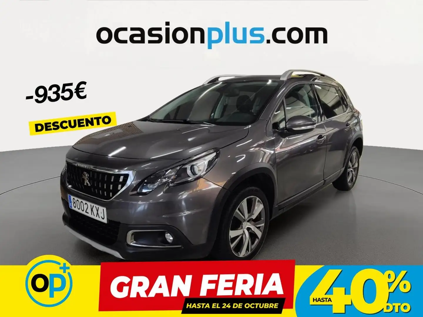 Peugeot 2008 1.5 BlueHDI S&S Allure 100 Gris - 1