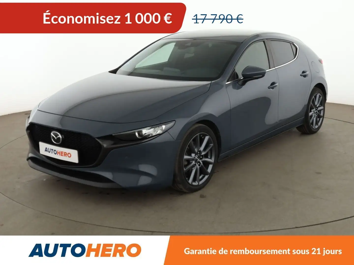 Mazda 3 2.0 Skyactiv-G M-Hybrid Style BVA6 Gris - 1