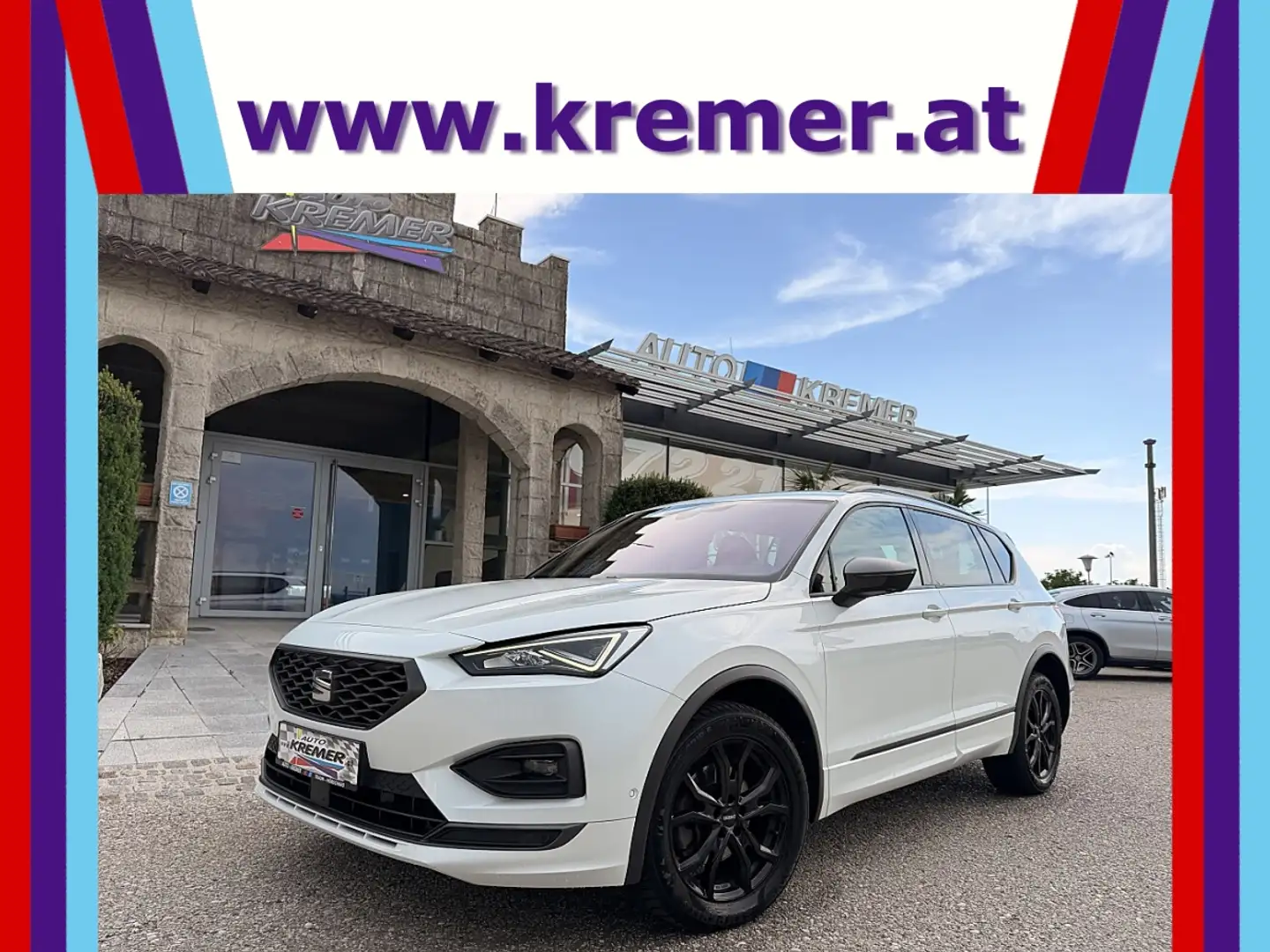 SEAT Tarraco 2,0 TDI FR DSG/ZAHNRIEMEN NEU/VIRTUAL-C./AHK/AC... Weiß - 1
