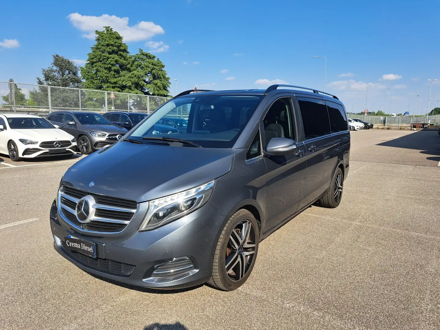Mercedes-Benz V 250 V 250 d Premium Long Auto Grigio - 1