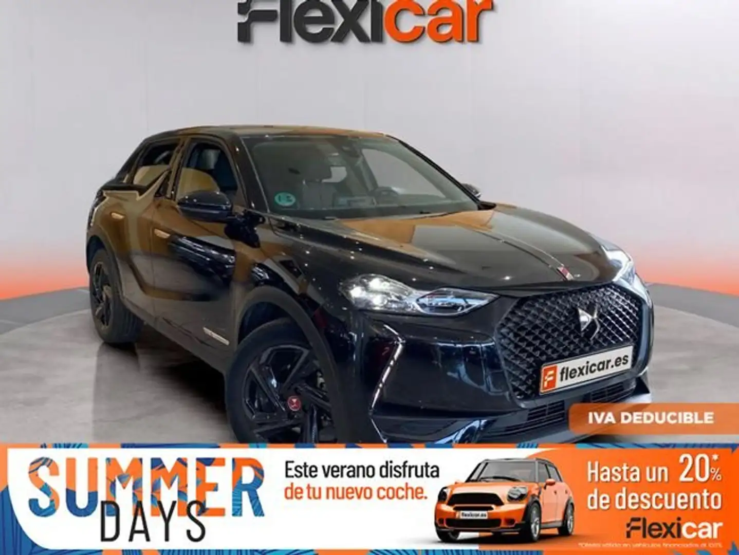 DS Automobiles DS 3 BlueHDi+96+kW+Auto+PERFORMANCE+LINE Zwart - 1