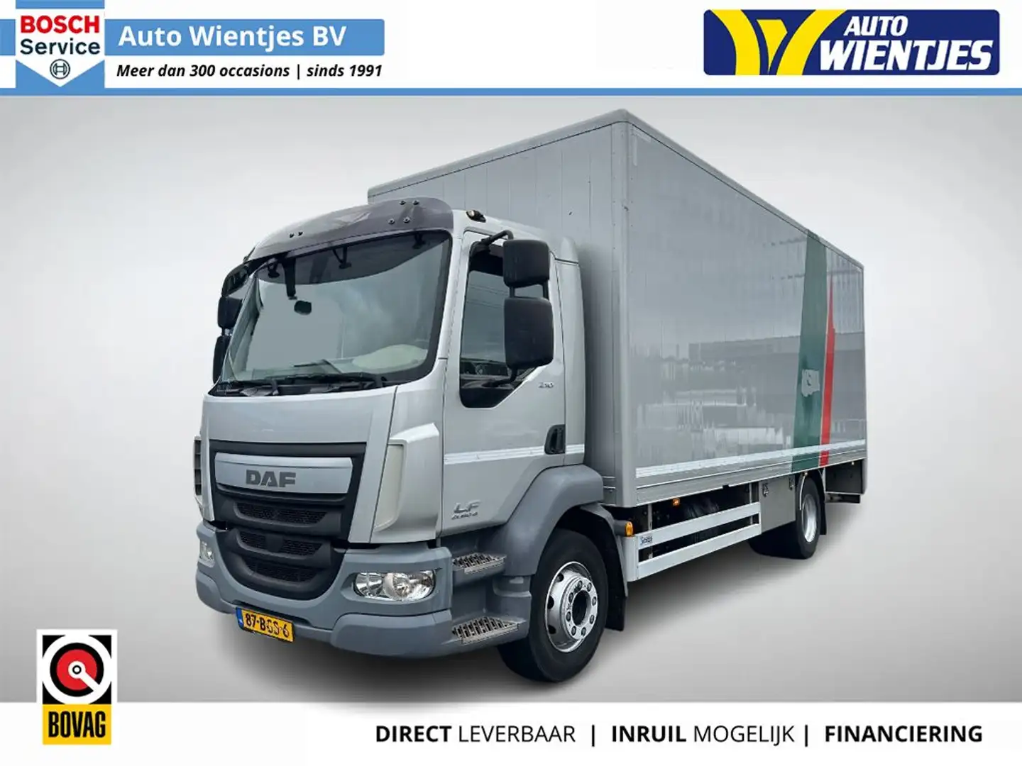 Oldtimer Daf LF 210 FA AUT. Meub.bak + laadklep Grau - 1