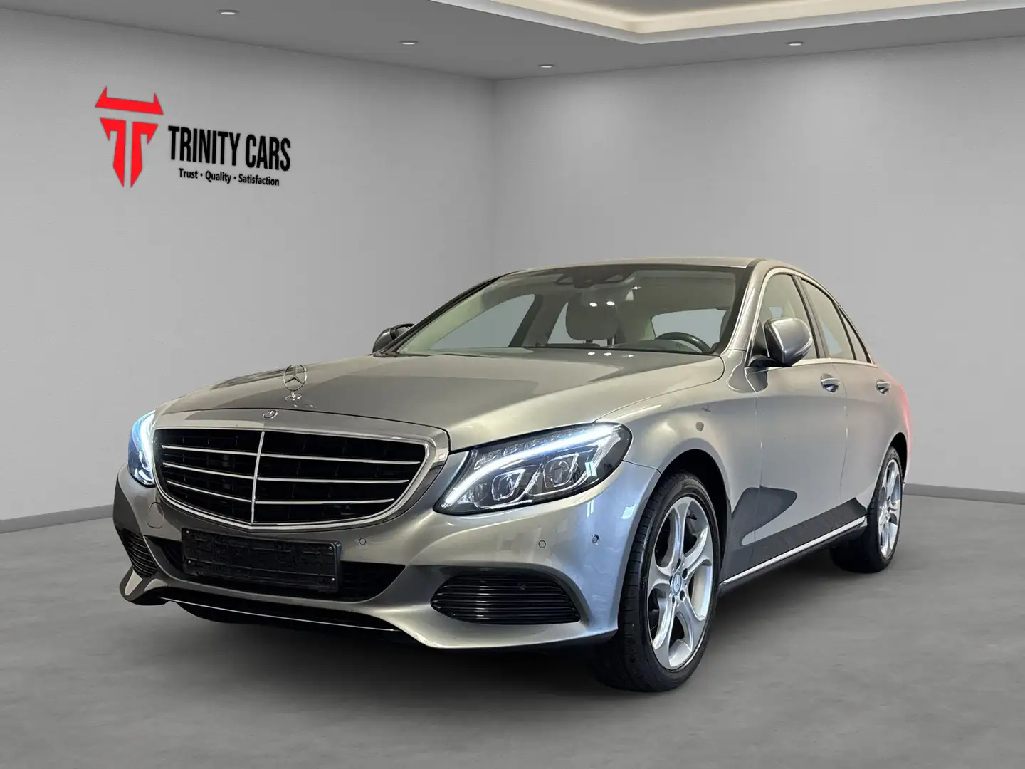 Mercedes-Benz C 200 AUT./ HUD/ EXCL./ LED ILS/ MEMORY/ KEYLESS/ SCHIE Gris - 1