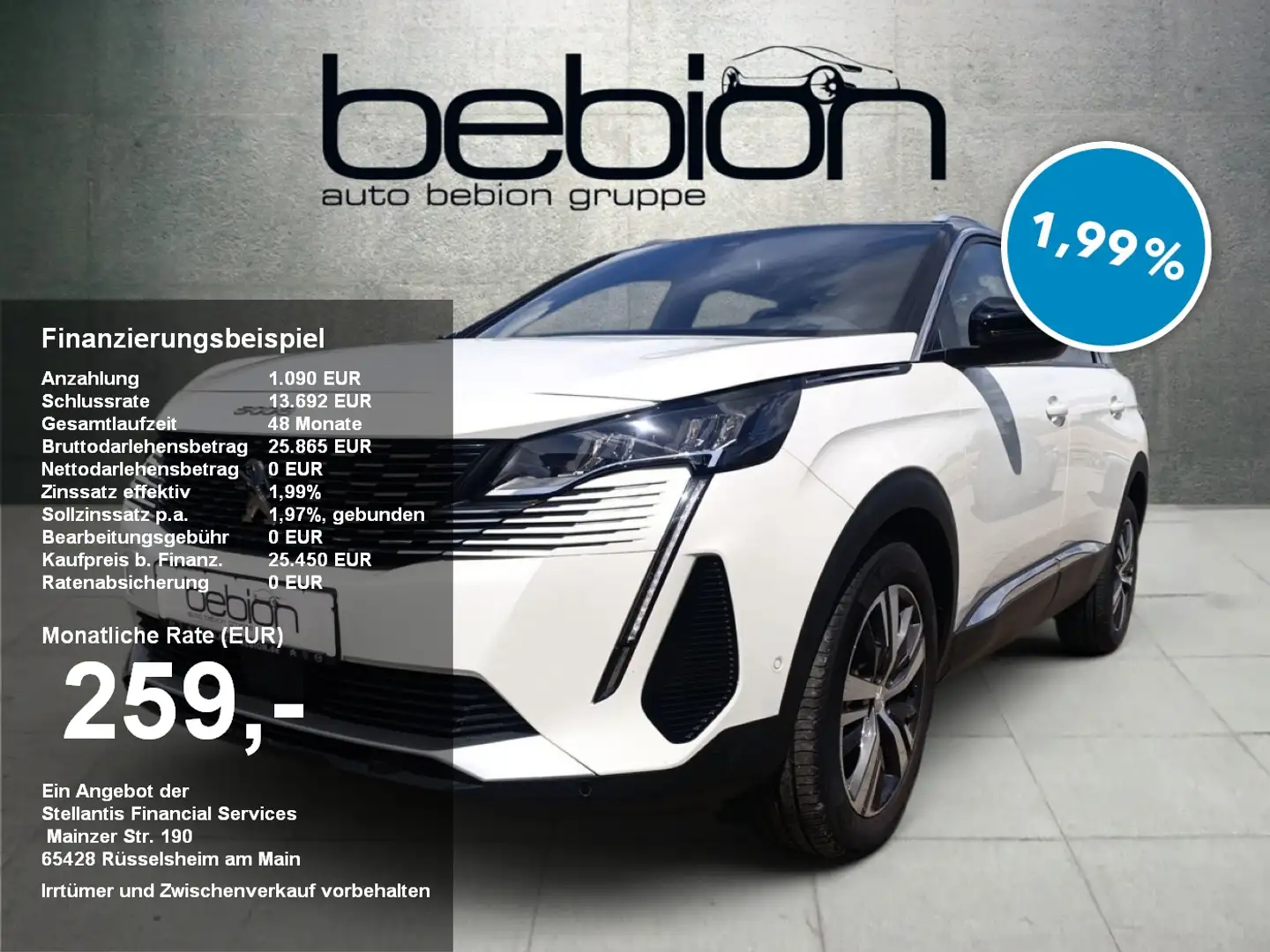 Peugeot 5008 1.2 PureTech 130 Allure Pack Navi PDC LED Weiß - 1