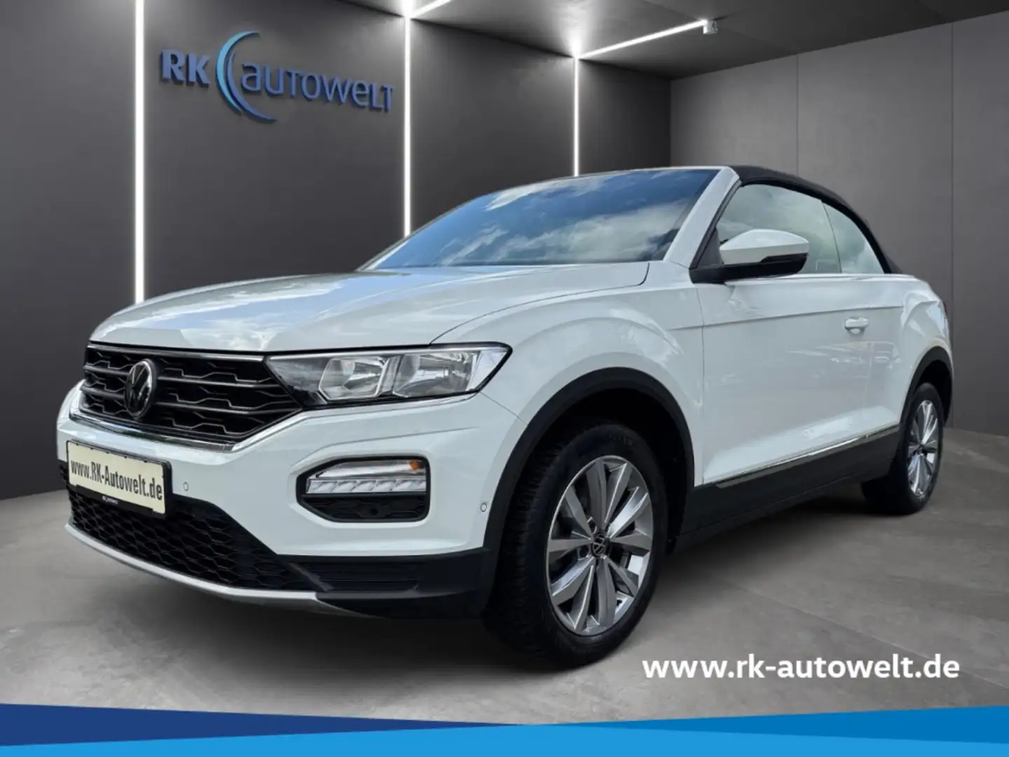 Volkswagen T-Roc Cabriolet Style 1.0 TSI Navi AHK Climatronic Sitzh Blanco - 1