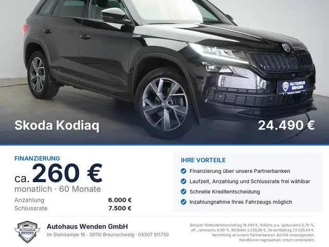 Skoda Kodiaq 2.0 TDI DSG Sportline Canton/Kamera/Virtu