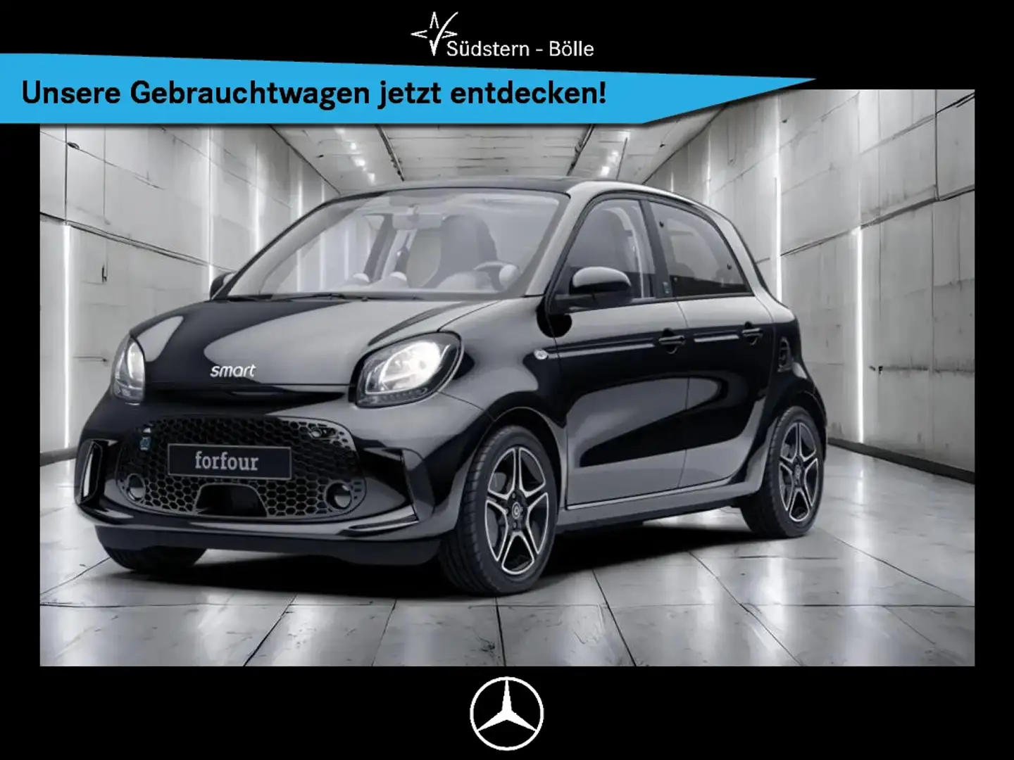 smart forFour EQ  +SHZ+KAMERA+SCHIEBED.+LM-FELGEN Schwarz - 1