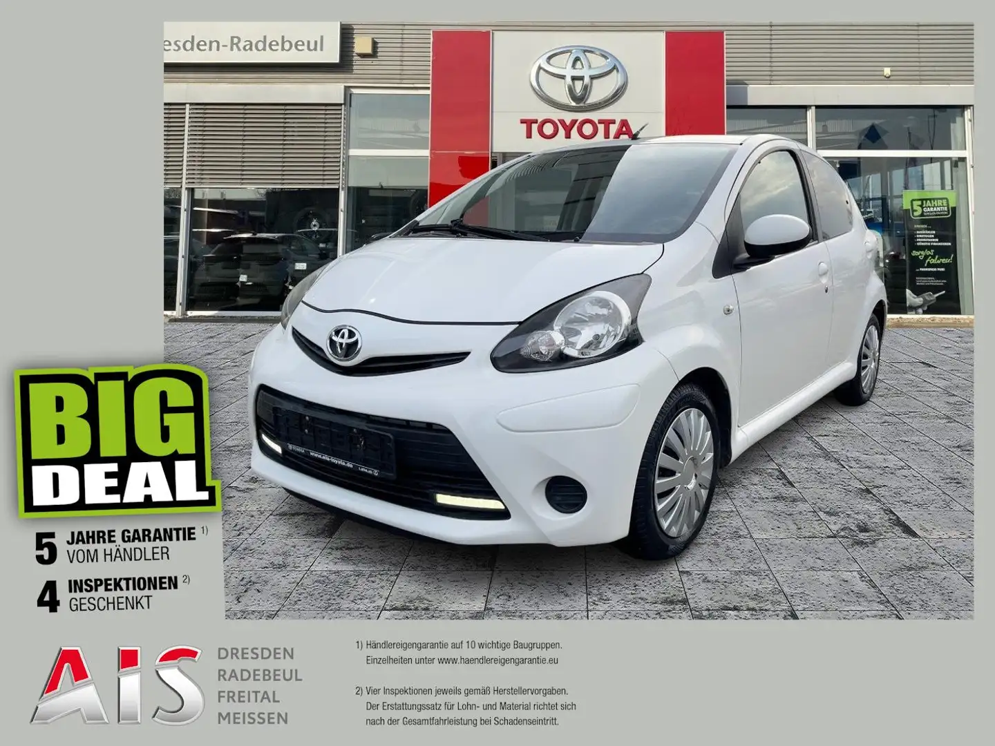 Toyota Aygo 1.0 Connect Bluetooth*Klima Белый - 1