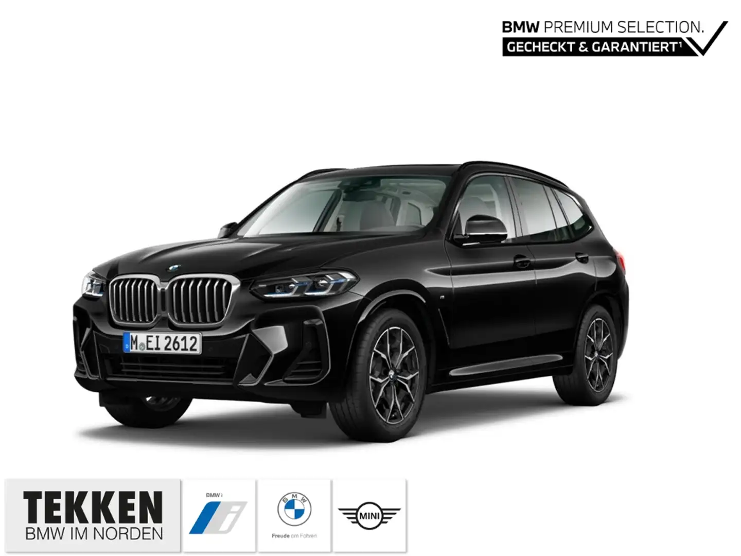 BMW X3 xDrive20d M Sport Navi/Panorama/360Grad/Laserlicht Schwarz - 1