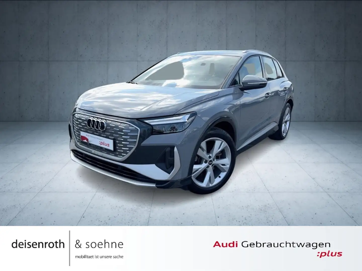 Audi Q4 e-tron S line 35 Nav/Assist/Temp/20''/AHZ/MMI/LED/connect Gris - 1
