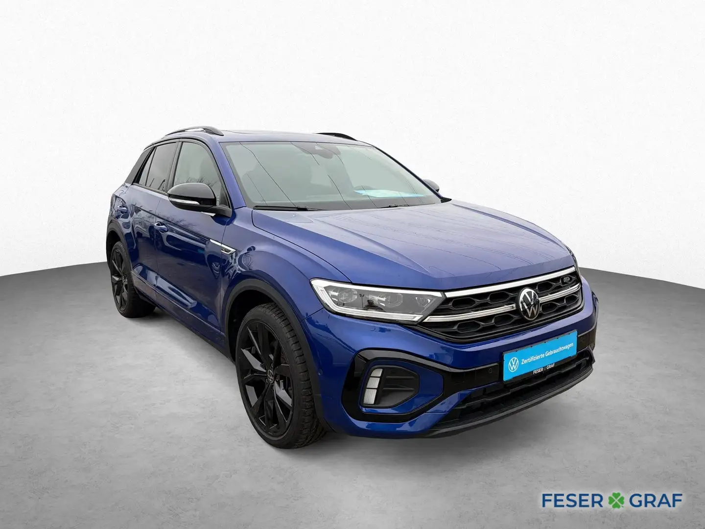 Volkswagen T-Roc 2.0 TSI DSG ALLRAD AHK KAMERA NAVI ACC Blau - 2