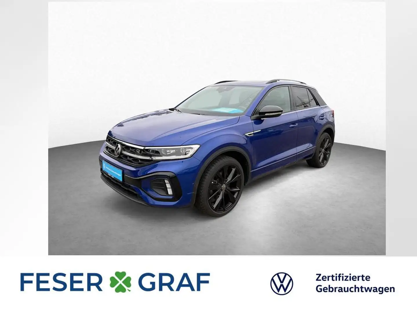 Volkswagen T-Roc 2.0 TSI DSG ALLRAD AHK KAMERA NAVI ACC Blau - 1