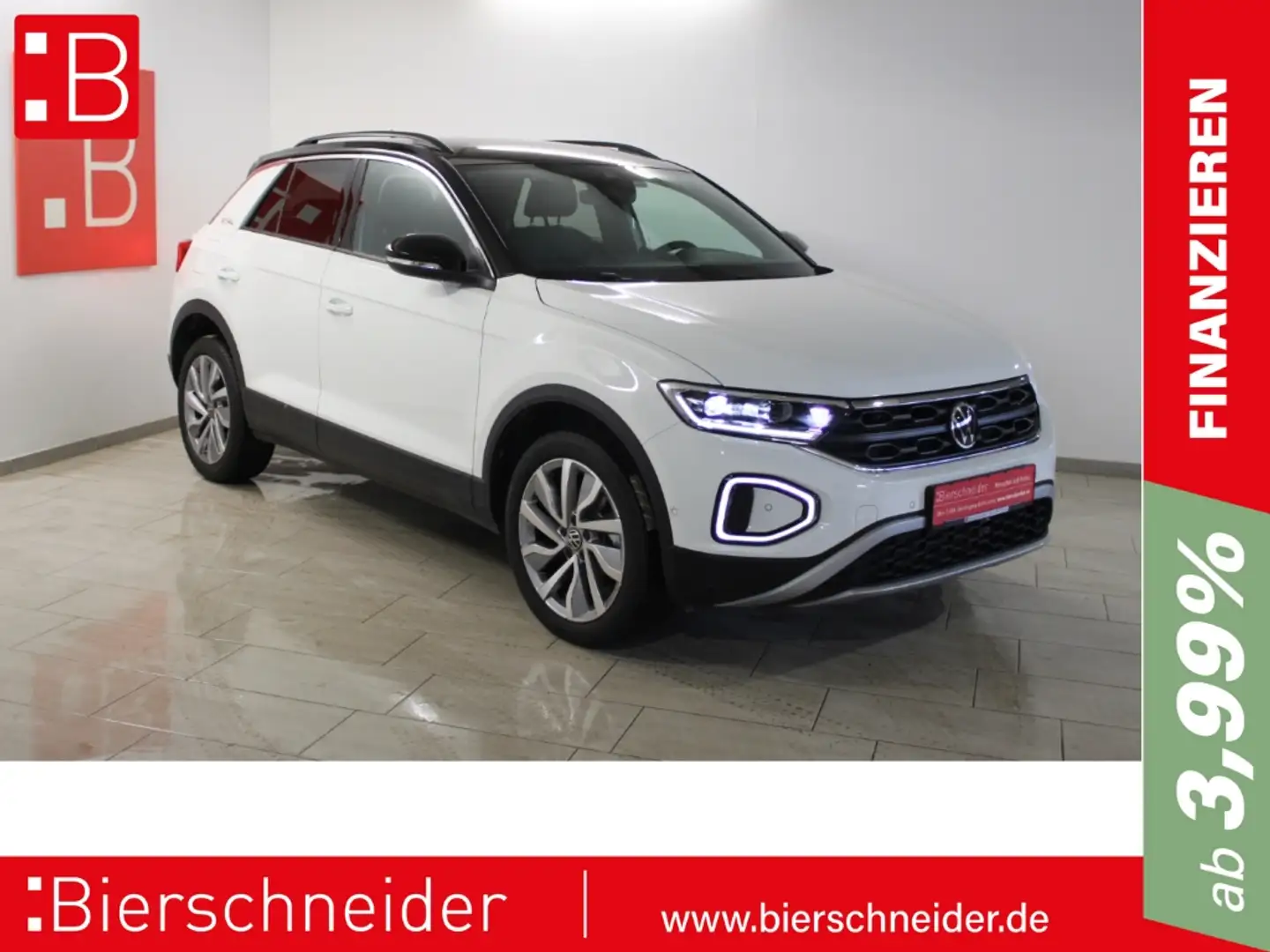 Volkswagen T-Roc 2.0 TDI DSG GOAL 18 AHK KAMERA Weiß - 1