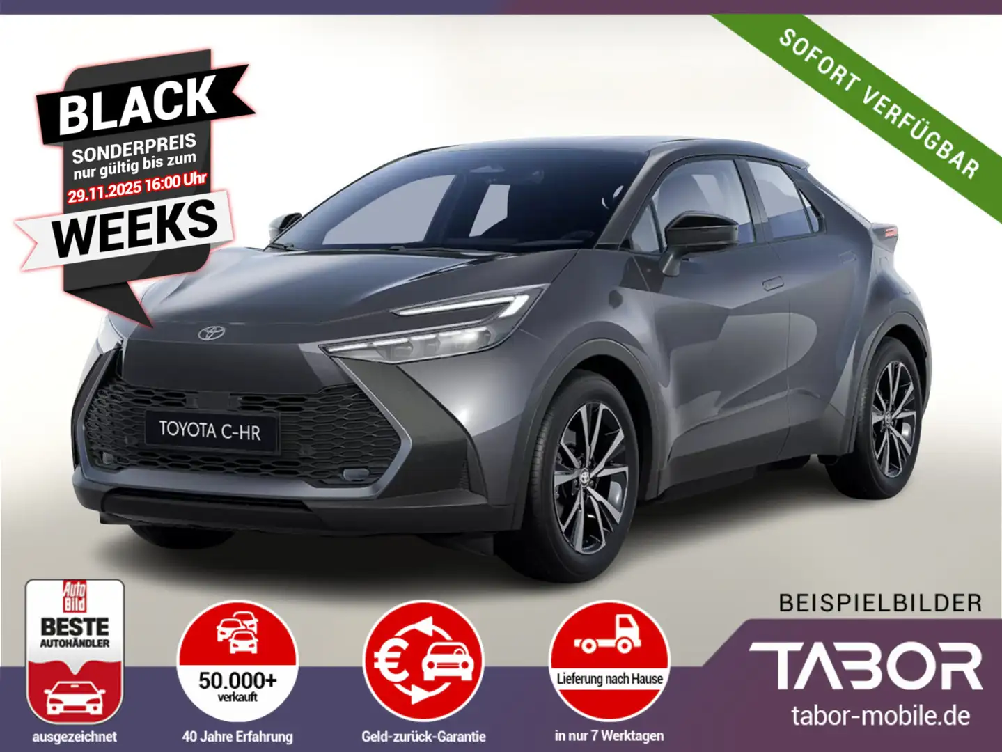 Toyota C-HR 2.0 PHEV 223 Teamplayer ACC Keyl UVP-25%* Grau - 1