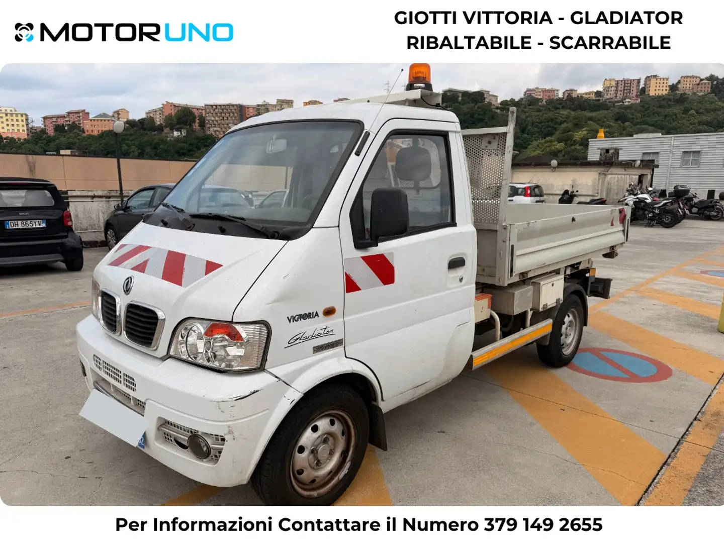 Giotti Victoria Gladiator 1.3 Cassone Ribaltabile - Scarrabile Weiß - 1