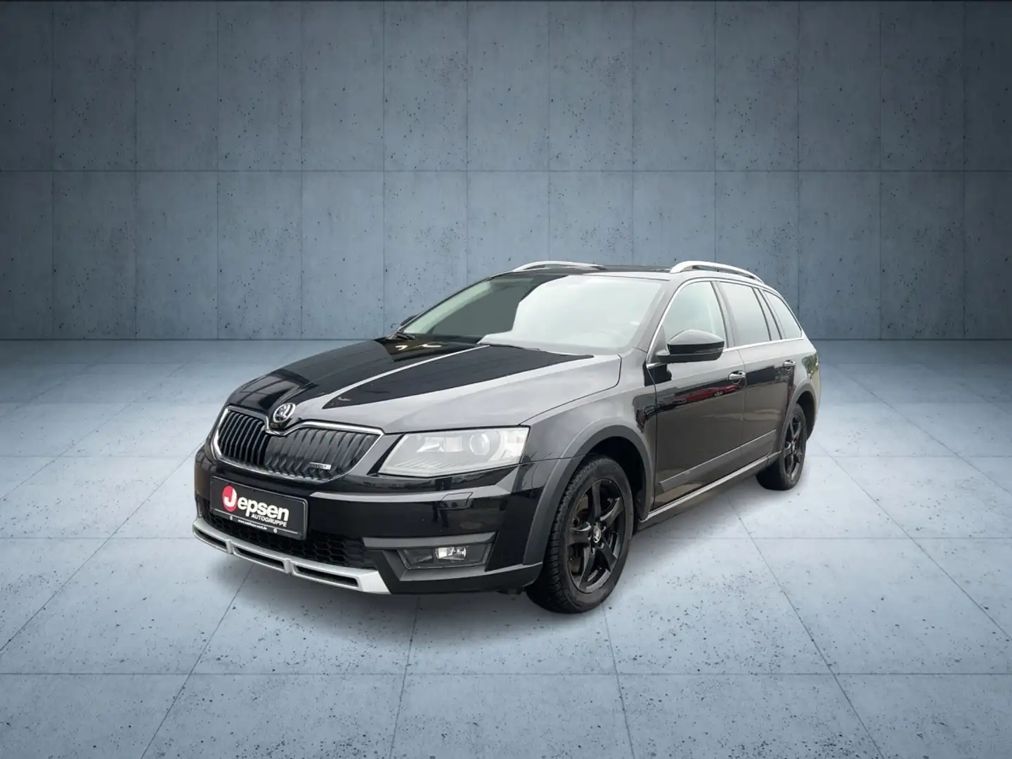 Skoda Octavia Combi Scout 4x4 Pano BiXenon AHK LM PDC Noir - 2