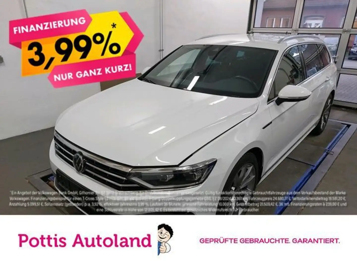Volkswagen Passat Variant 2.0 TDI DSG R-LINE AHK NAVI IQ.LI Weiß - 1